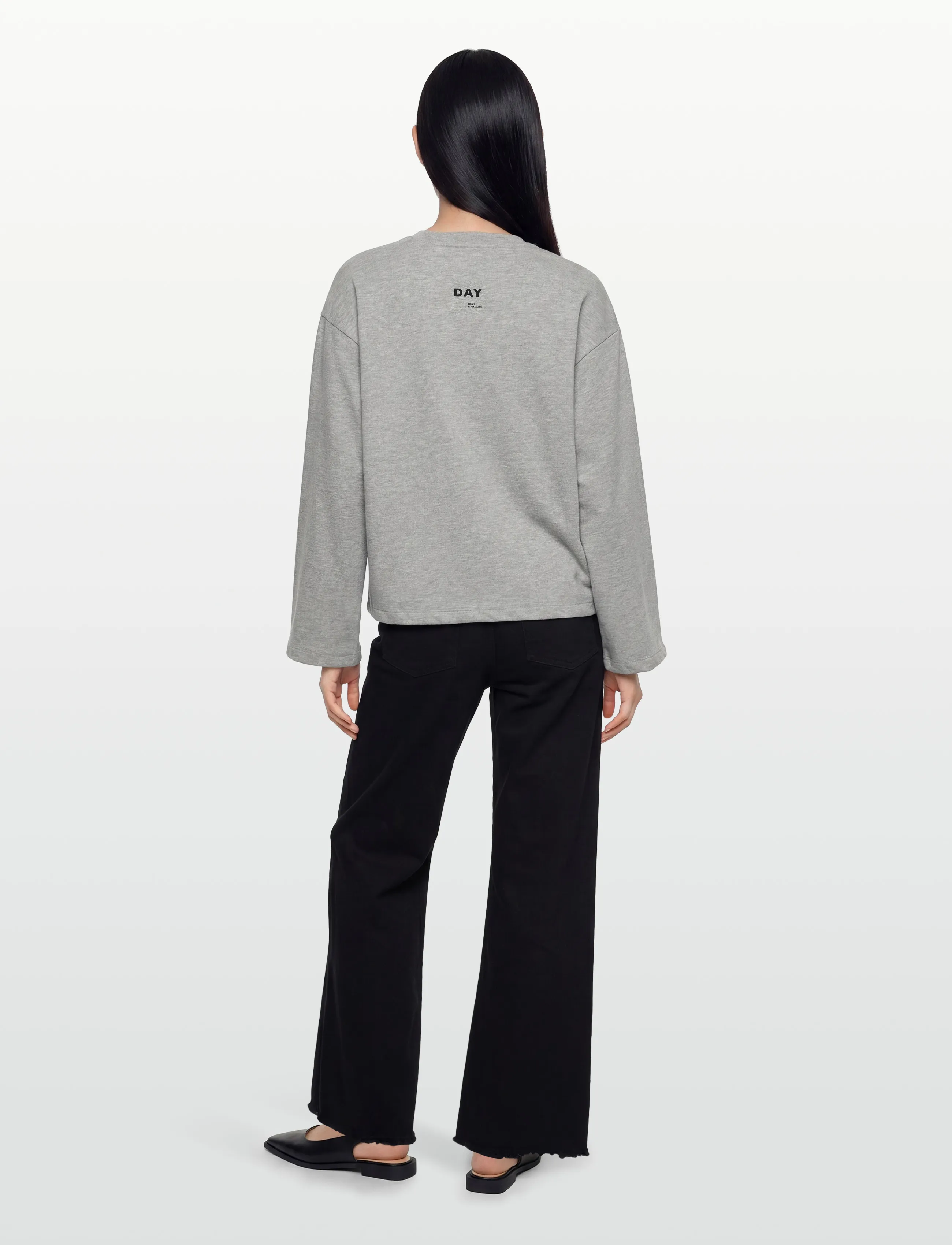 Day Birger et Mikkelsen - Golda - Heavy Jersey - sweatshirts & hoodies - light grey melange - 4