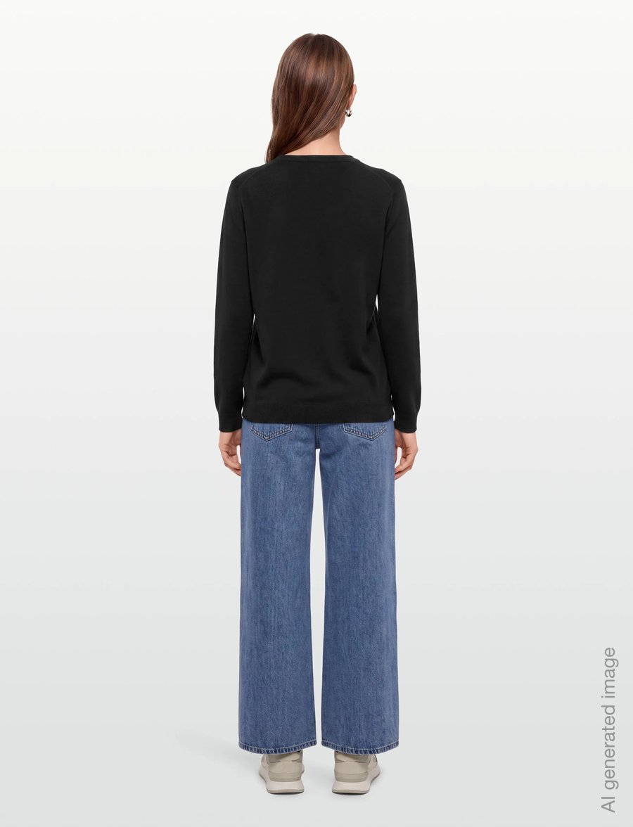 Day Birger et Mikkelsen - Annabelle king - Daily Elements - pullover - black - 4