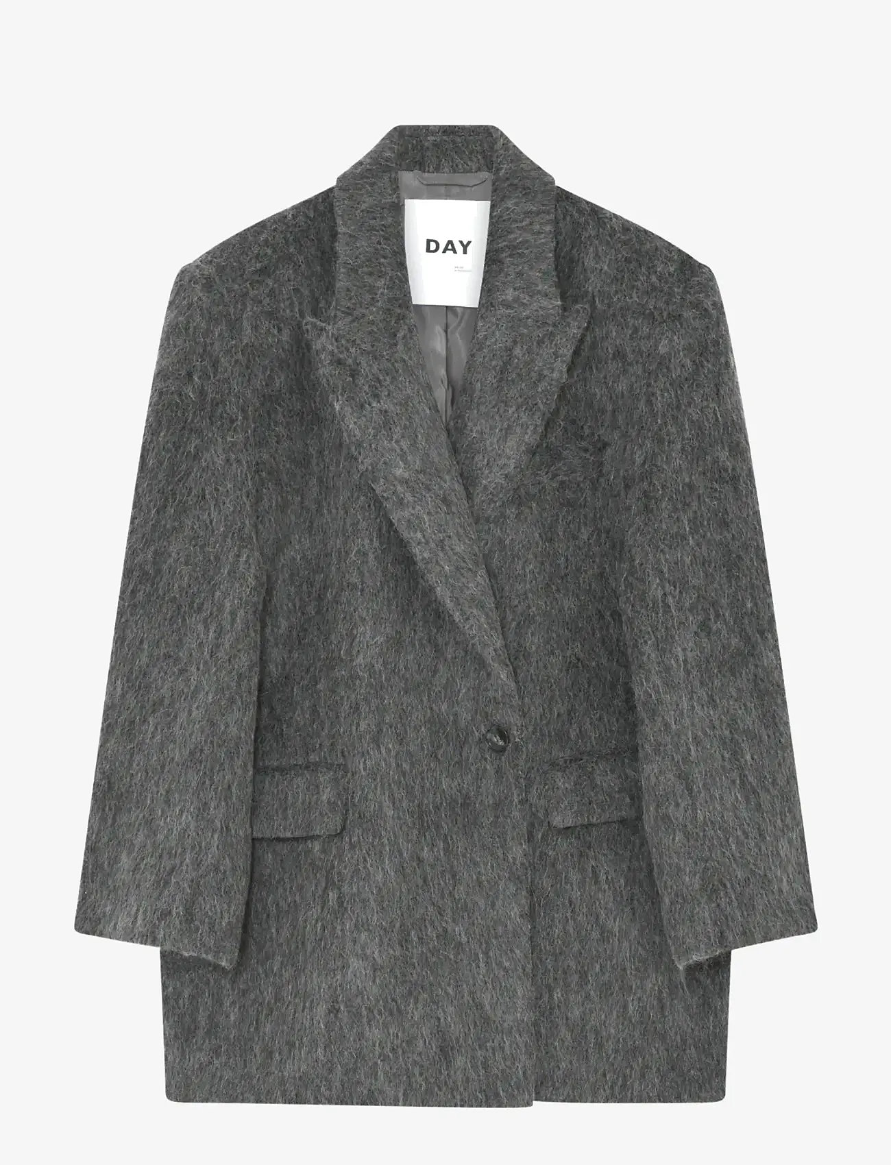Day Birger et Mikkelsen - Madrid - Hairy Wool - villased jakid - medium grey melange - 0