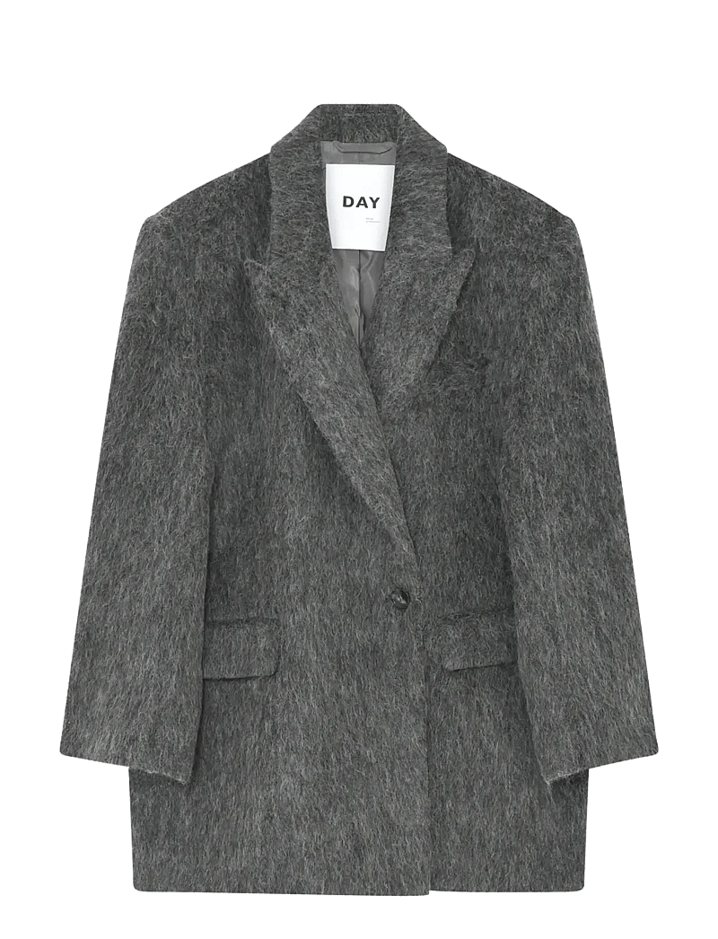 Day Birger et Mikkelsen - Madrid - Hairy Wool - villased jakid - medium grey melange - 0