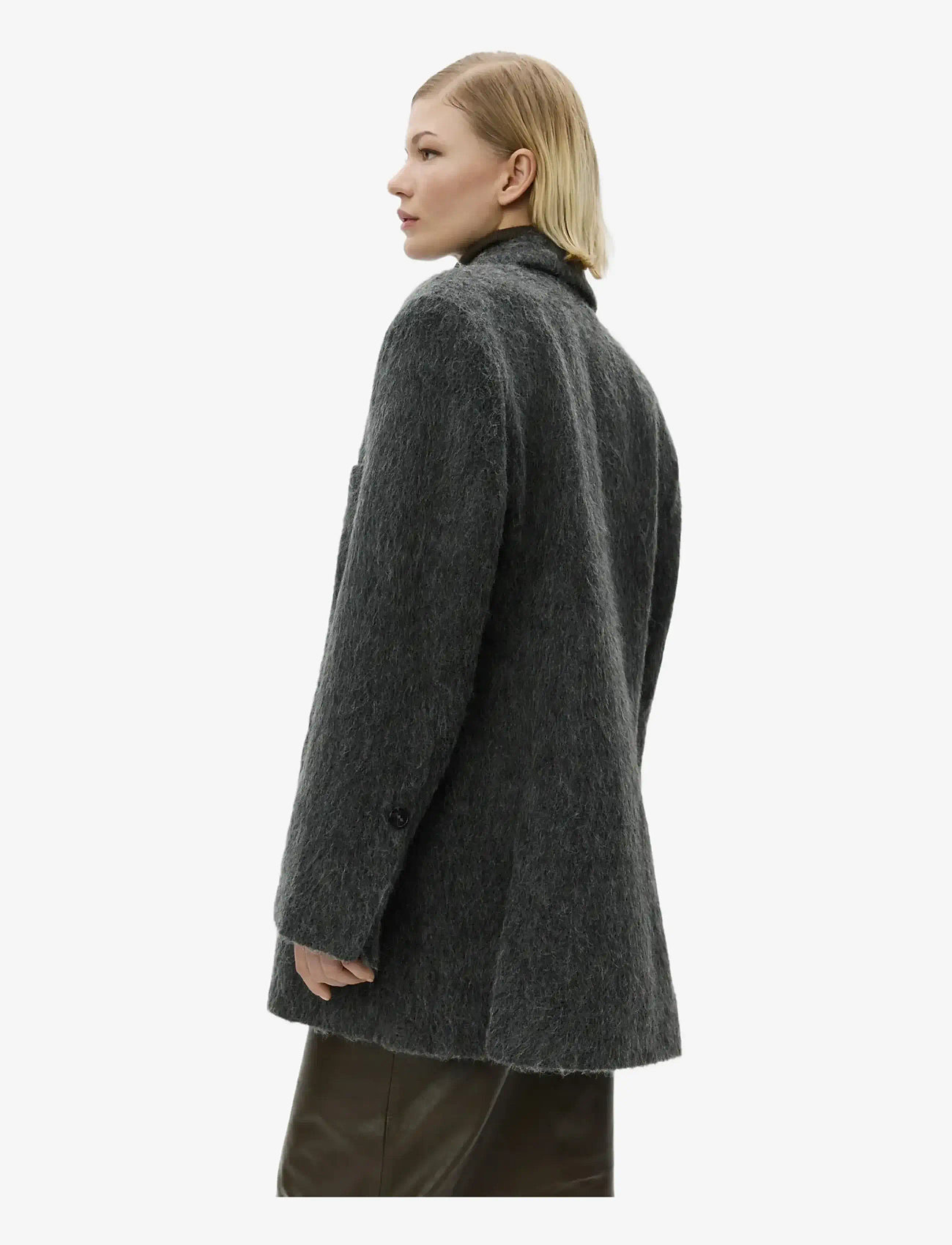 Day Birger et Mikkelsen - Madrid - Hairy Wool - villased jakid - medium grey melange - 2