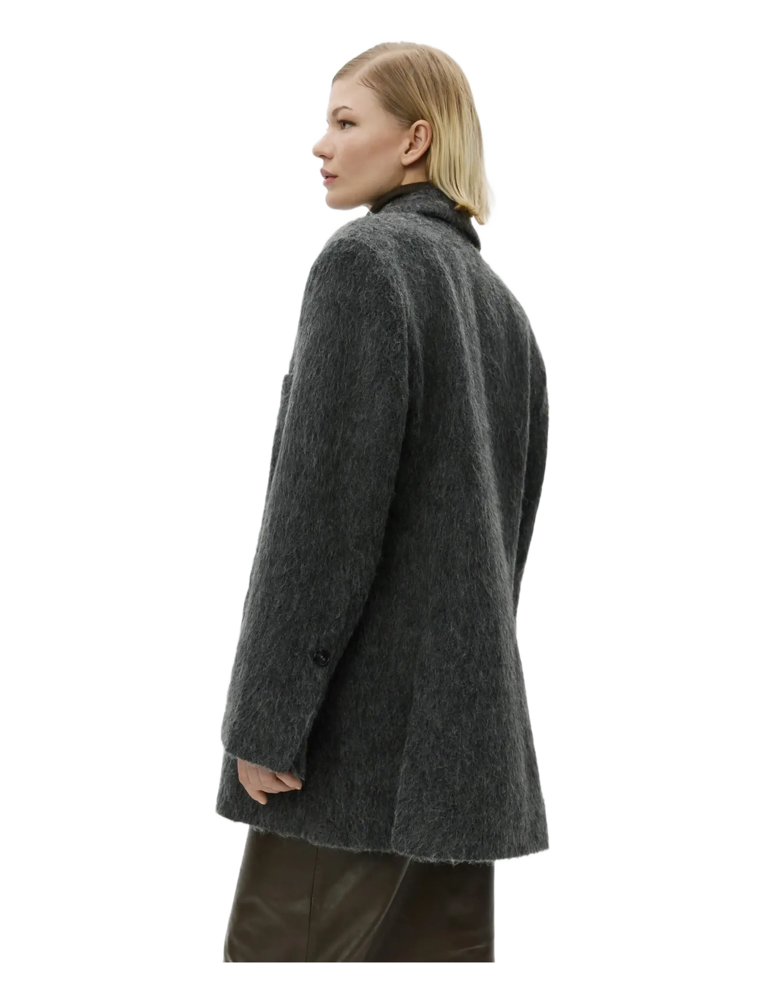 Day Birger et Mikkelsen - Madrid - Hairy Wool - outerwear - medium grey melange - 2