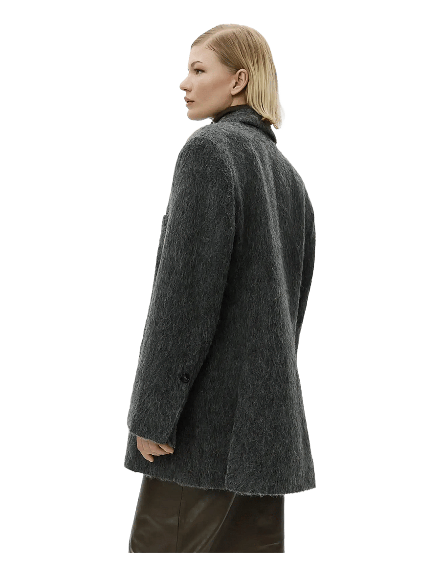 Day Birger et Mikkelsen - Madrid - Hairy Wool - ulljackor - medium grey melange - 2