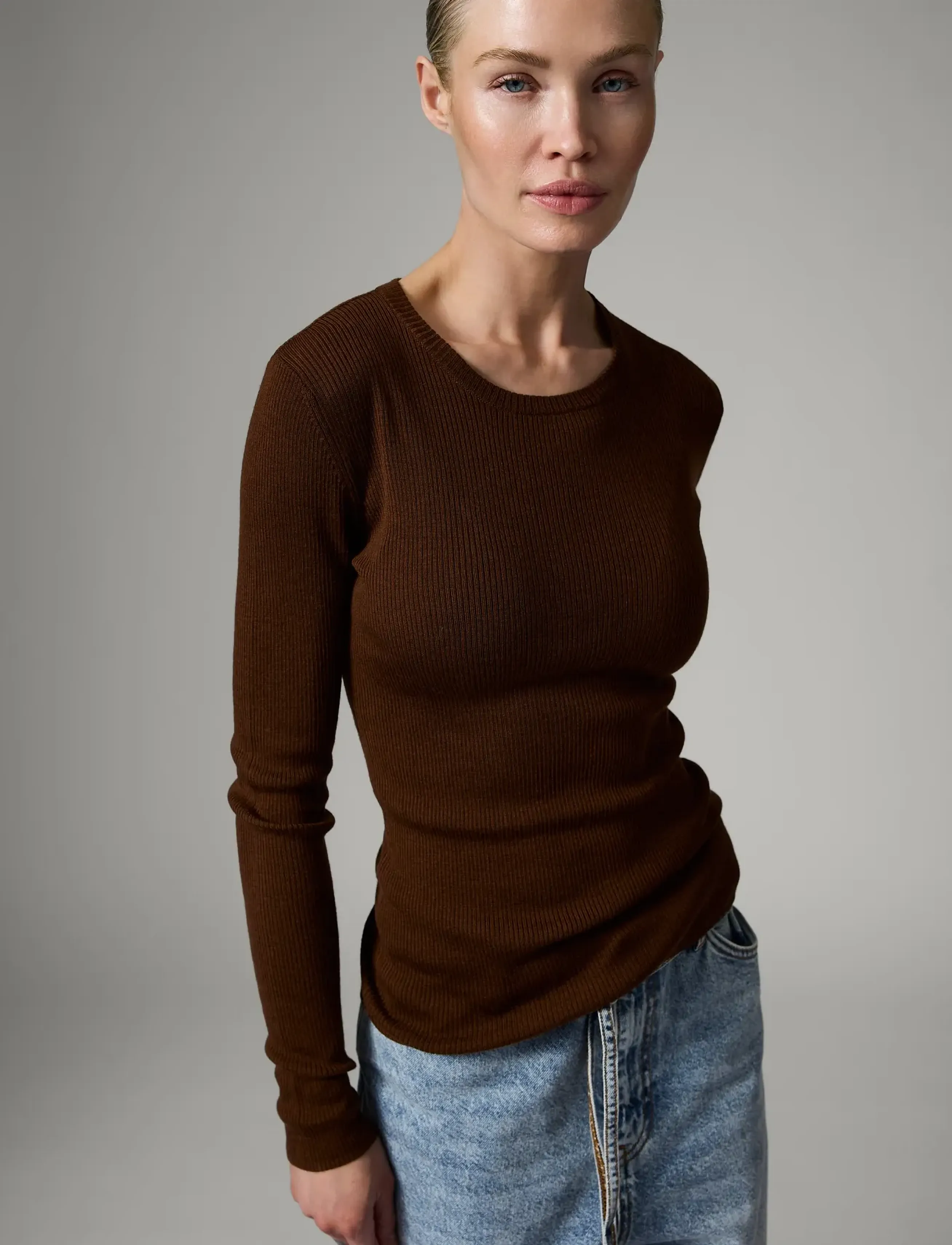 Day Birger et Mikkelsen - Mariana - Daily Elements - pullover - potting soil - 4