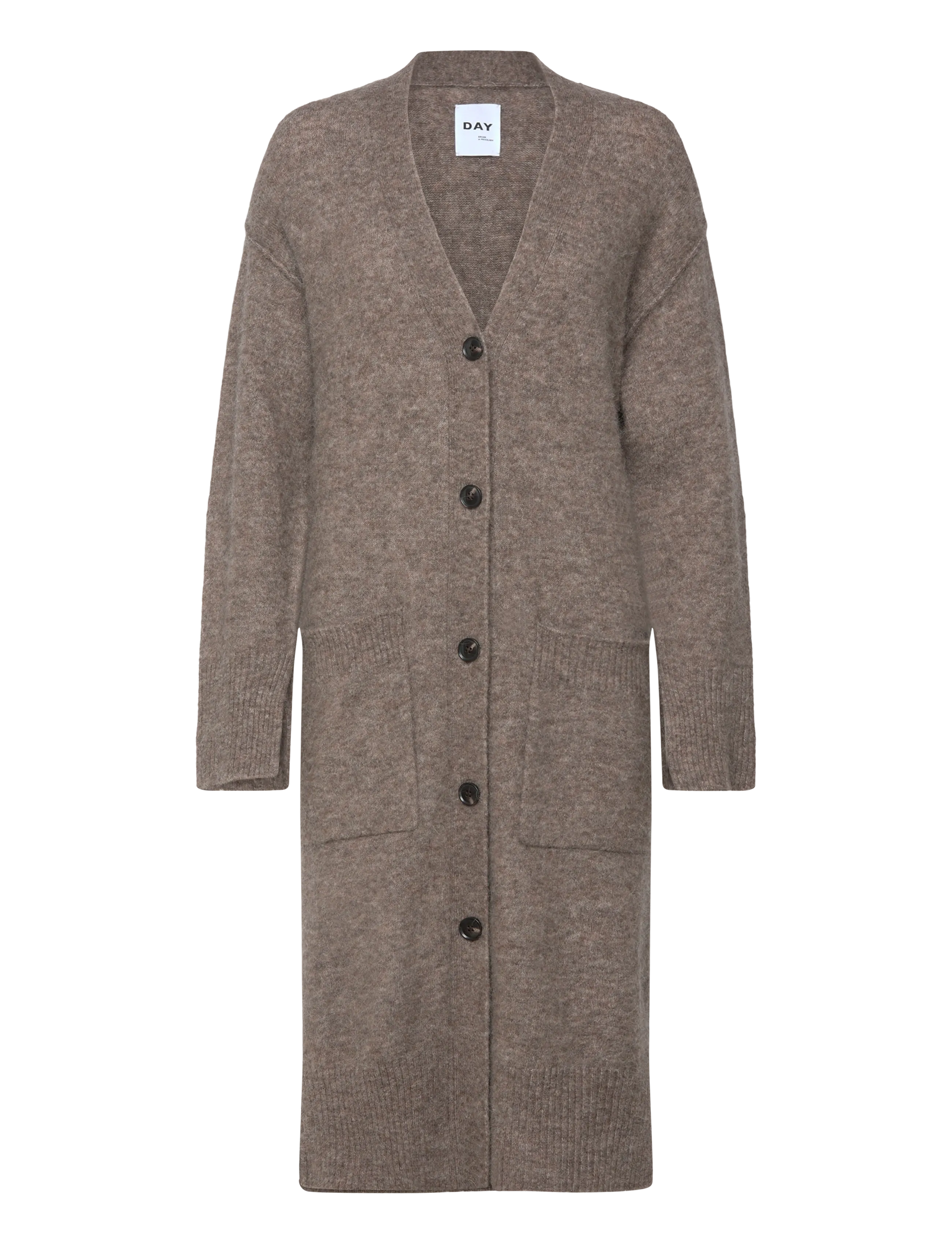 Day Birger et Mikkelsen Sissa - Cozy Days - Cardigans - WREN MELANGE / brown