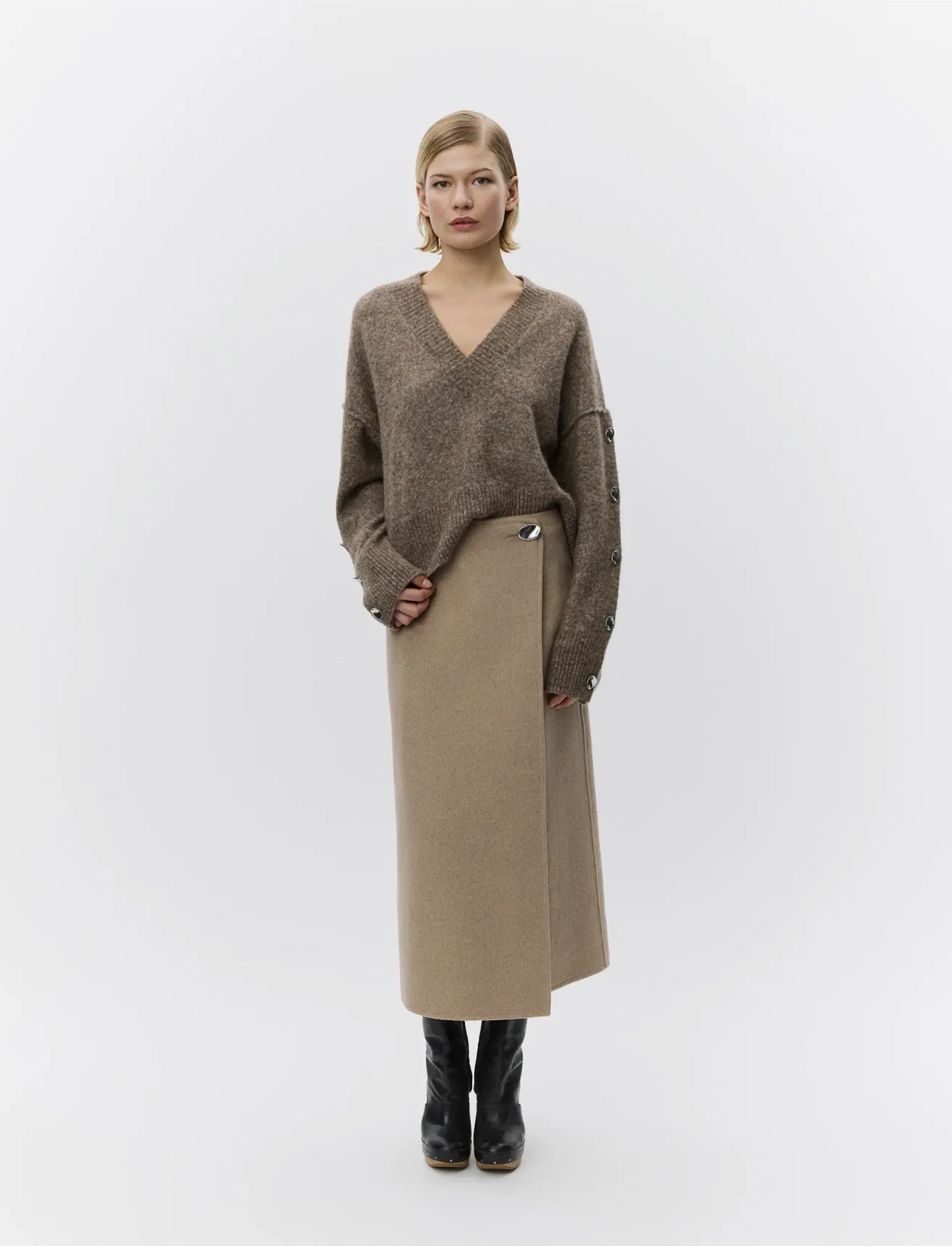 Day Birger et Mikkelsen - Solange - Cozy Days - jumpers - wren melange - 2
