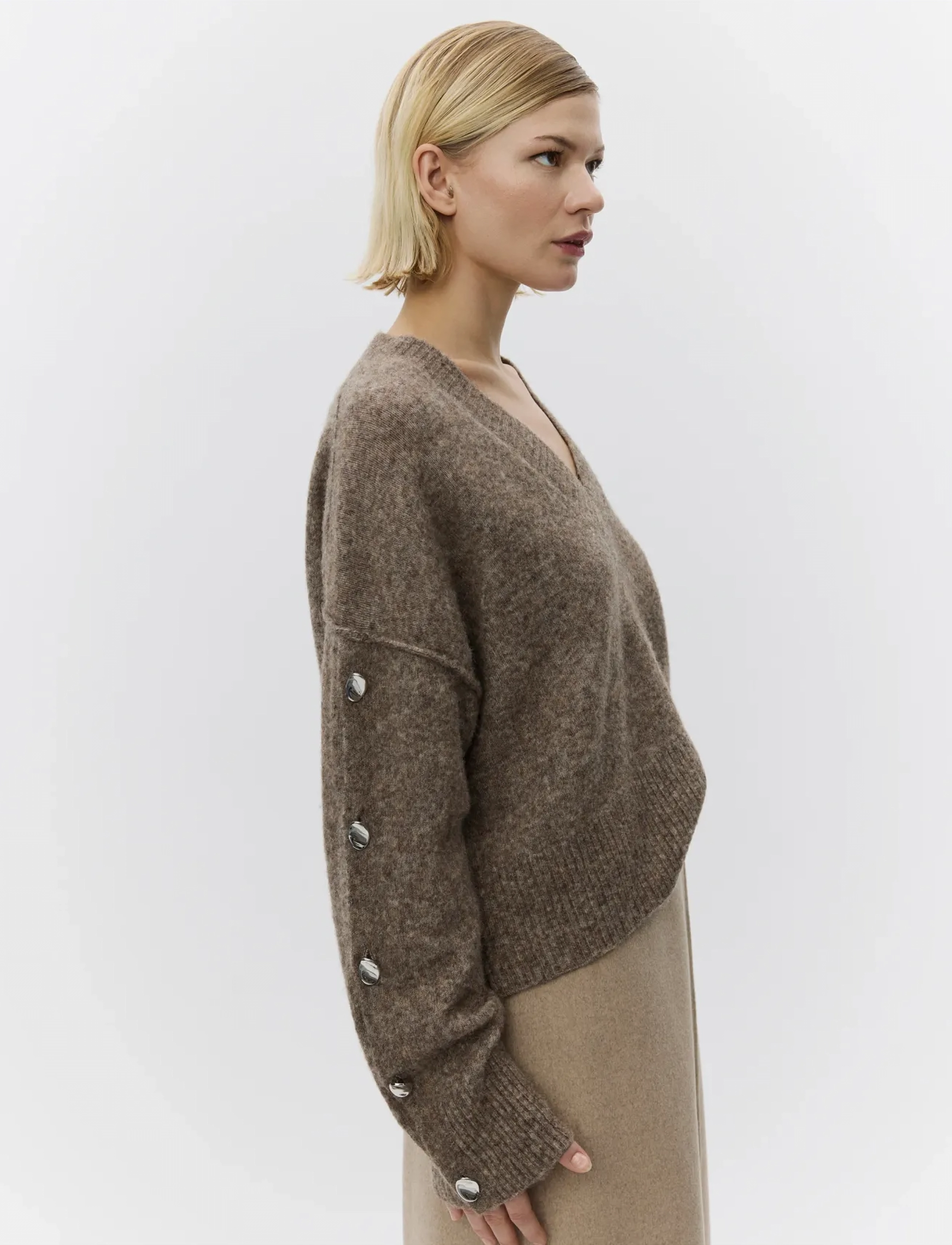 Day Birger et Mikkelsen - Solange - Cozy Days - jumpers - wren melange - 4
