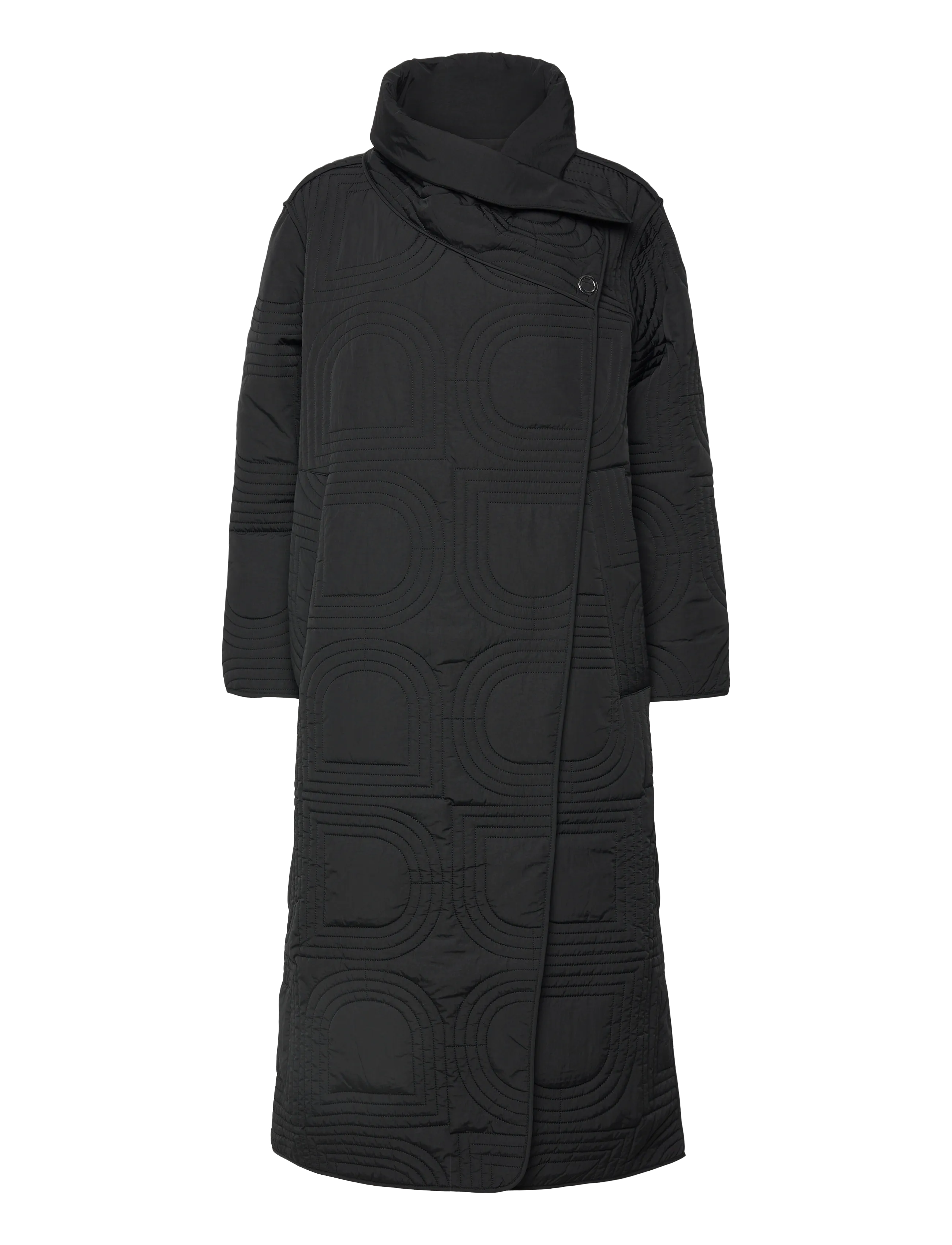 Day Birger et Mikkelsen Teme - Rhombus Quilt - Mäntel - BLACK / black