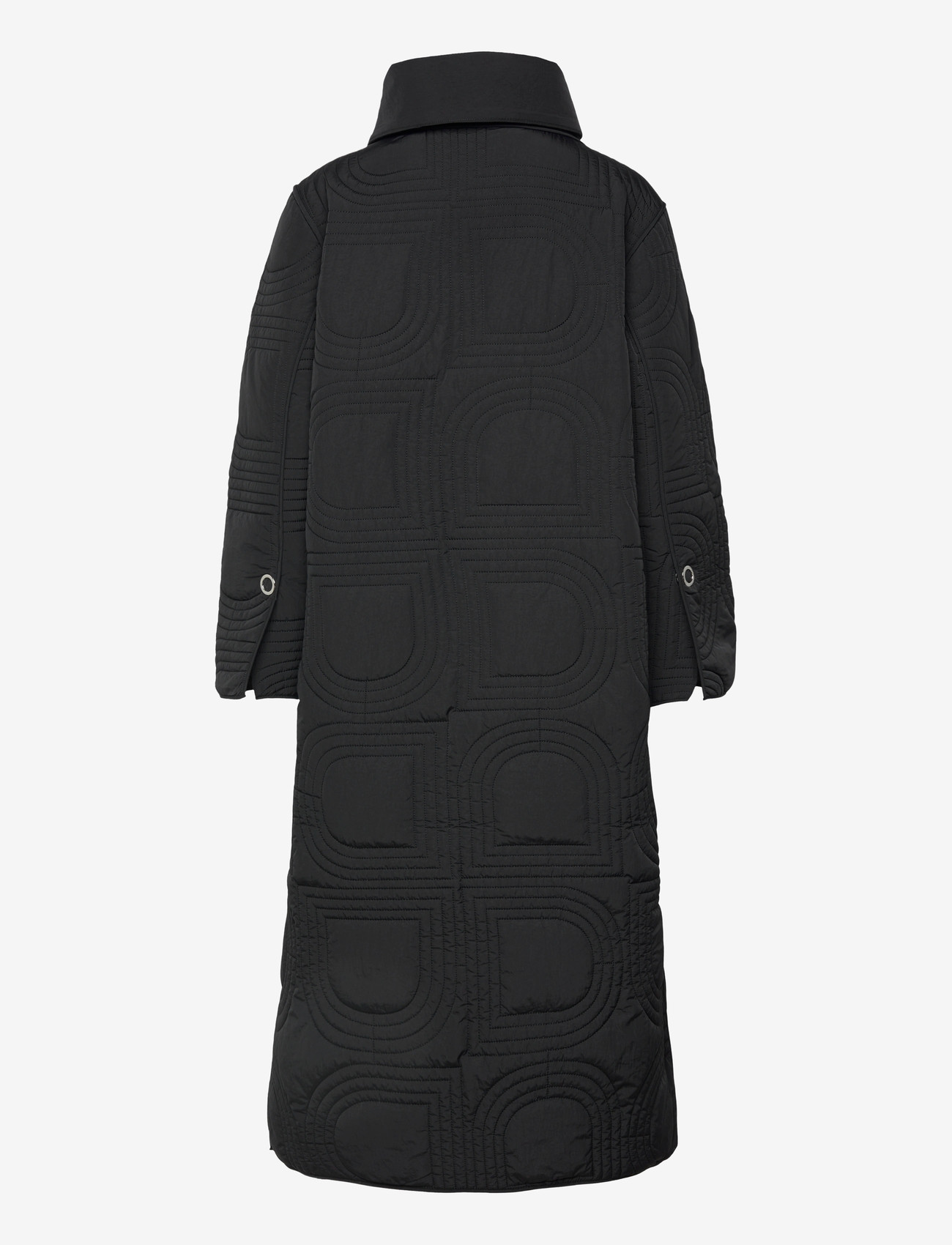 Day Birger et Mikkelsen - Teme - Rhombus Quilt - uldfrakker - black - 1