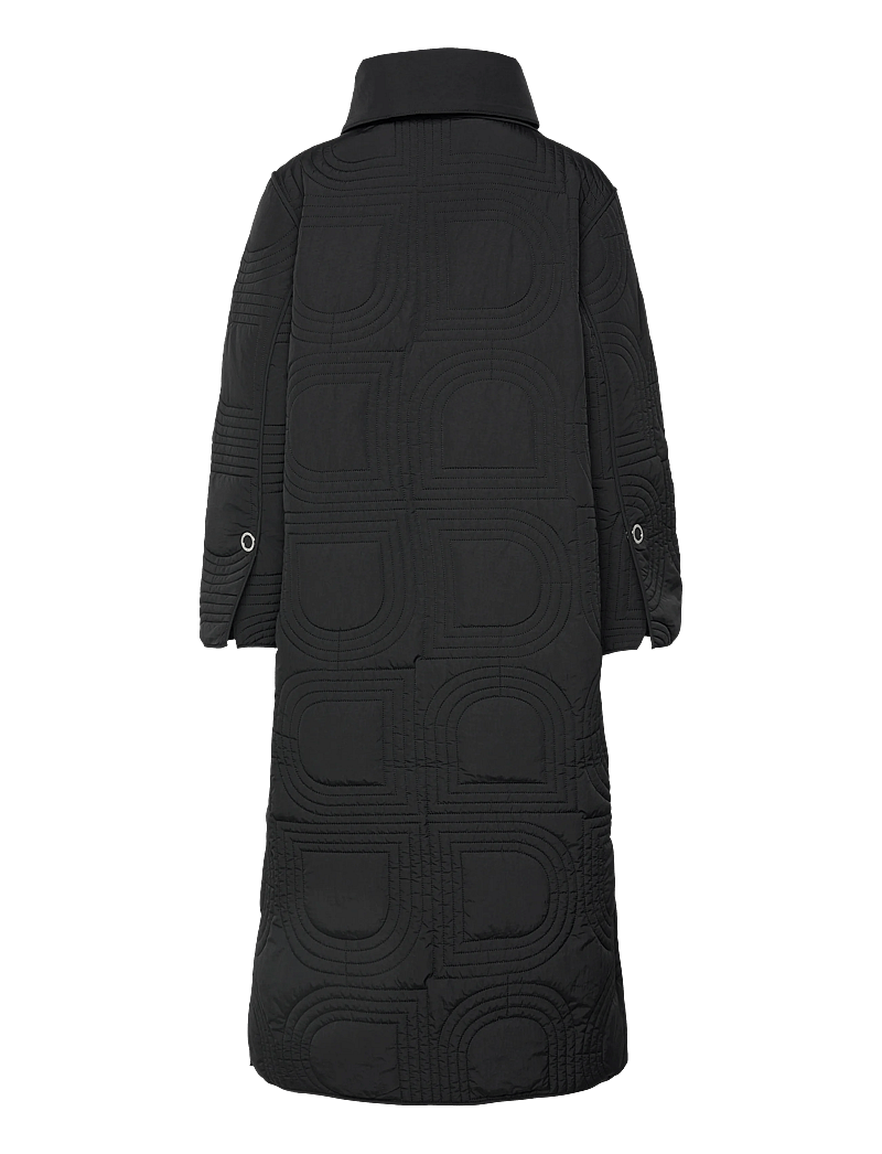 Day Birger et Mikkelsen - Teme - Rhombus Quilt - wollmäntel - black - 1