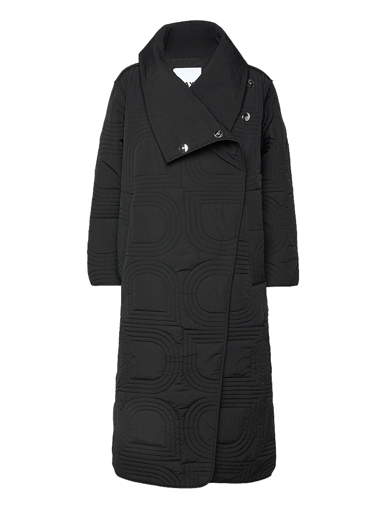 Day Birger et Mikkelsen - Teme - Rhombus Quilt - wollmäntel - black - 2