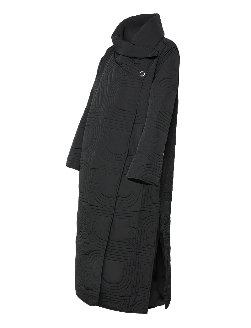 Day Birger et Mikkelsen - Teme - Rhombus Quilt - wollmäntel - black - 3