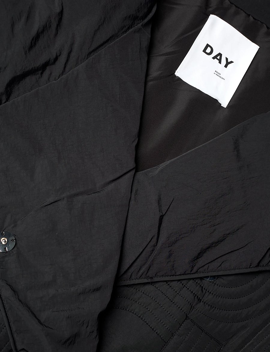 Day Birger et Mikkelsen - Teme - Rhombus Quilt - wollmäntel - black - 5