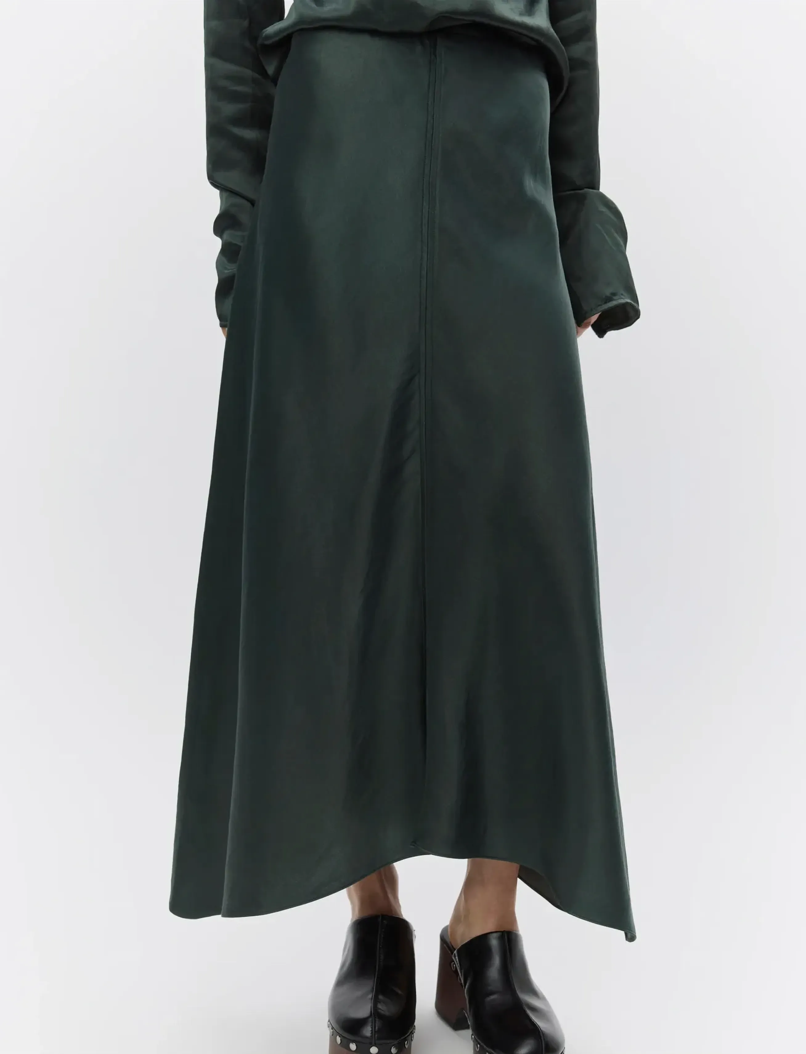 Day Birger et Mikkelsen Rian- High Shine Blend - Satinröcke - URBAN CHIC / grey