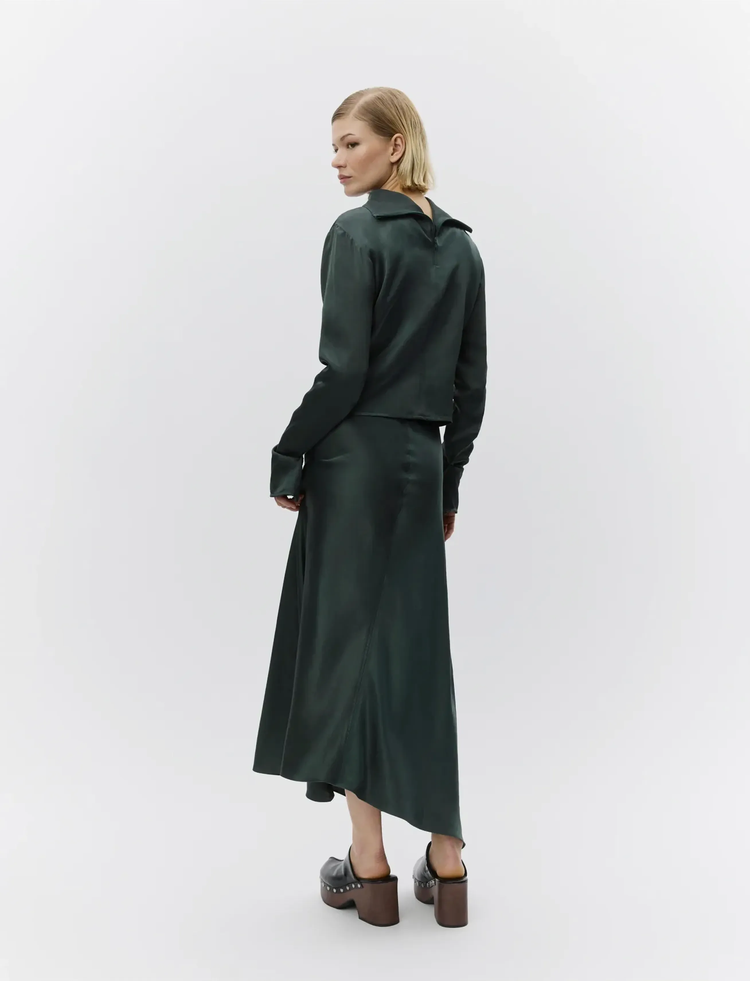 Day Birger et Mikkelsen - Rian- High Shine Blend - satinkjolar - urban chic - 3