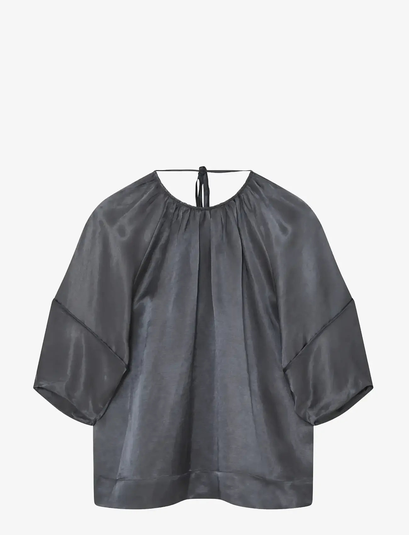 Day Birger et Mikkelsen - Skyler - High Shine Blend - långärmade blusar - ebony - 1