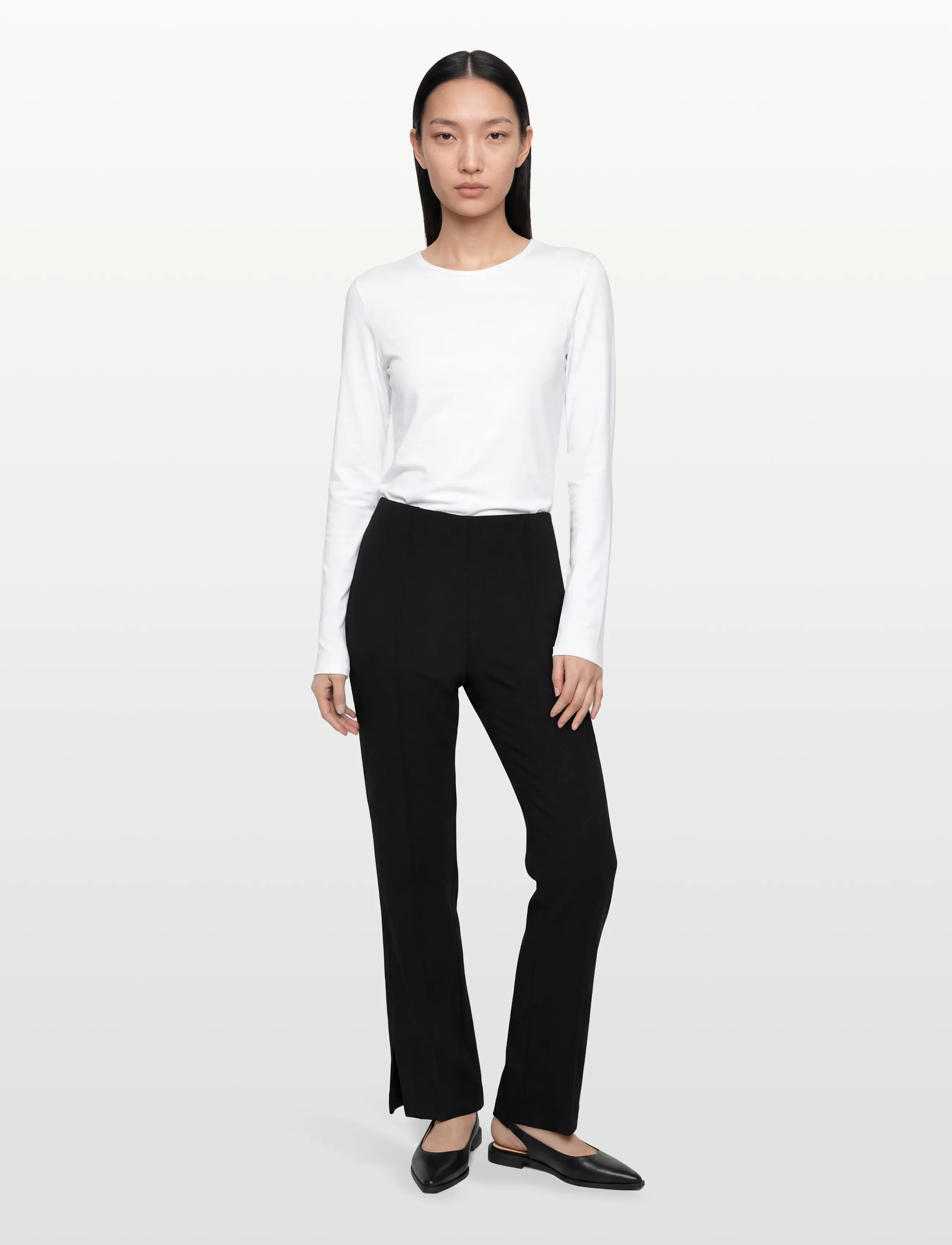 Day Birger et Mikkelsen Wagner - All Day Jersey, L, Black, Bukser > Brede Ben, Dame