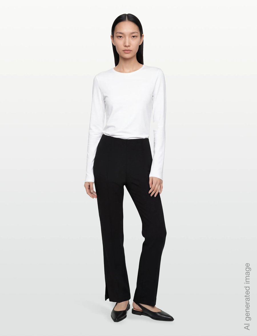 Day Birger et Mikkelsen - Wagner - All Day Jersey - schlaghosen - black - 0