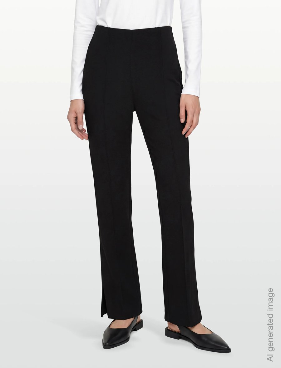 Day Birger et Mikkelsen - Wagner - All Day Jersey - schlaghosen - black - 3