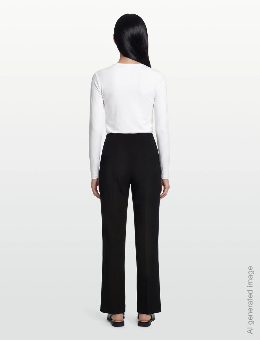 Day Birger et Mikkelsen - Wagner - All Day Jersey - schlaghosen - black - 4