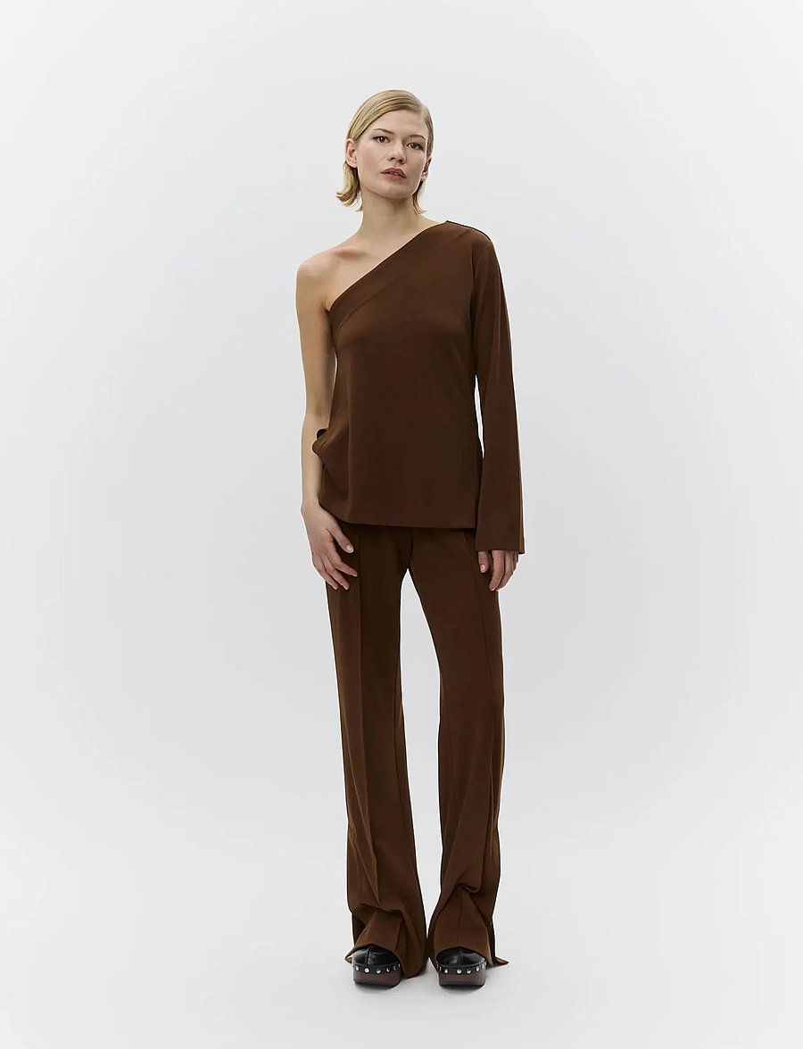 Day Birger et Mikkelsen - Wagner - All Day Jersey - flares - potting soil - 0