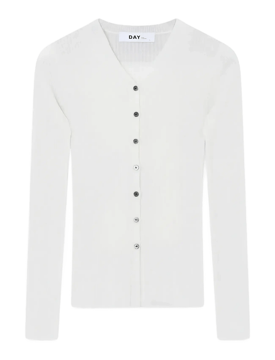 Day Birger et Mikkelsen - Dixon - daily elements - strickjacken - ivory shade - 3