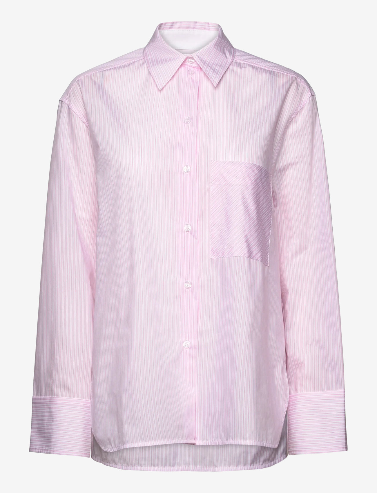 Day Birger et Mikkelsen - Mac - Classic Stripe RD - langärmlige hemden - pink-a-boo - 0