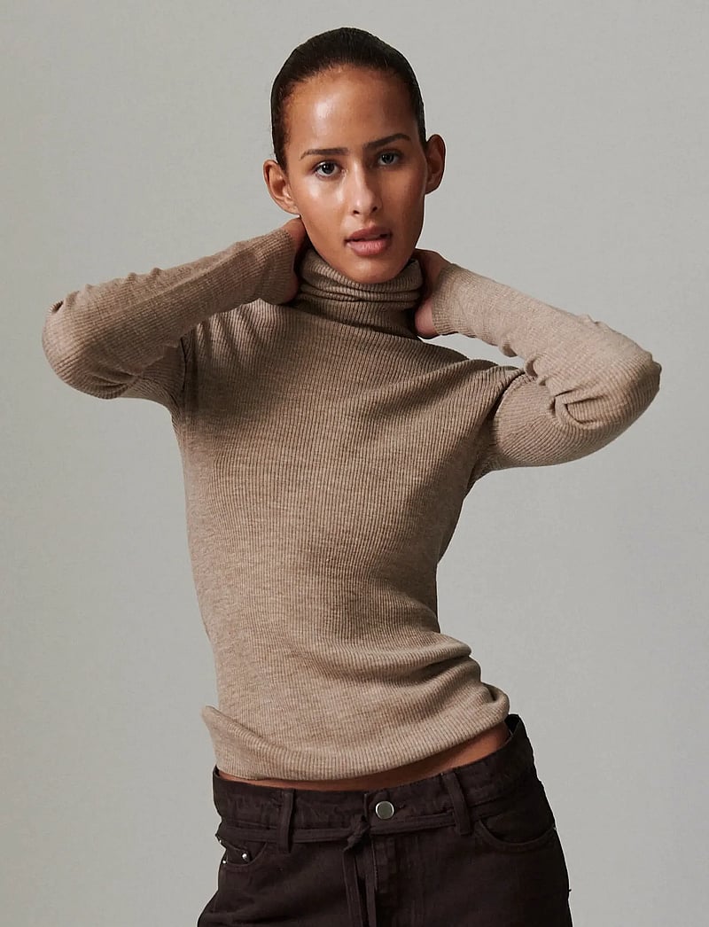 Day Birger et Mikkelsen - Sierra - Daily Elements - rullekraver - beige melange - 3