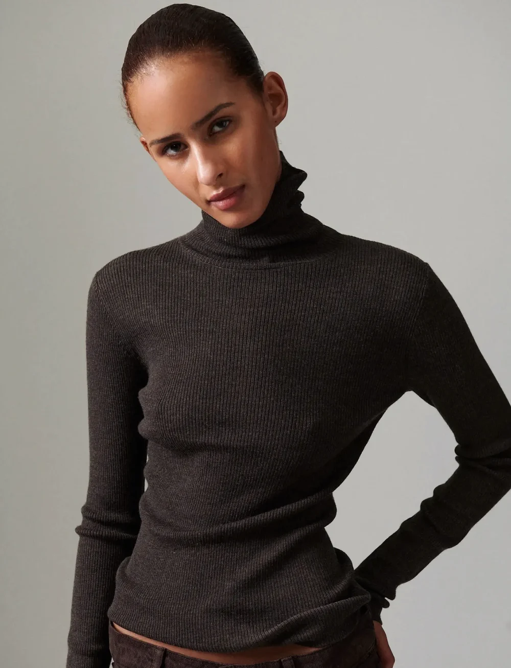 Day Birger et Mikkelsen - Sierra - Daily Elements - turtlenecks - expresso melange - 4