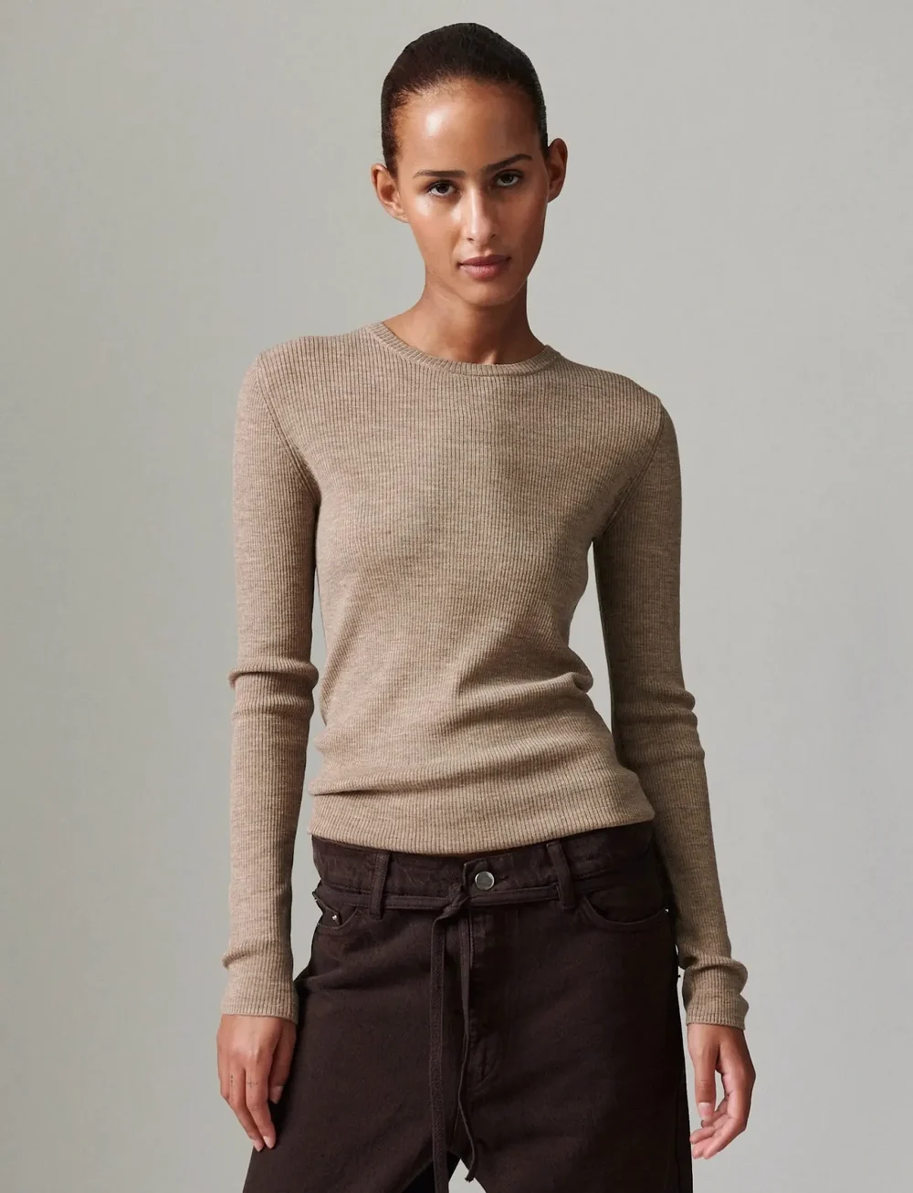 Day Birger et Mikkelsen - Mariana - Daily Elements - tröjor - beige melange - 0