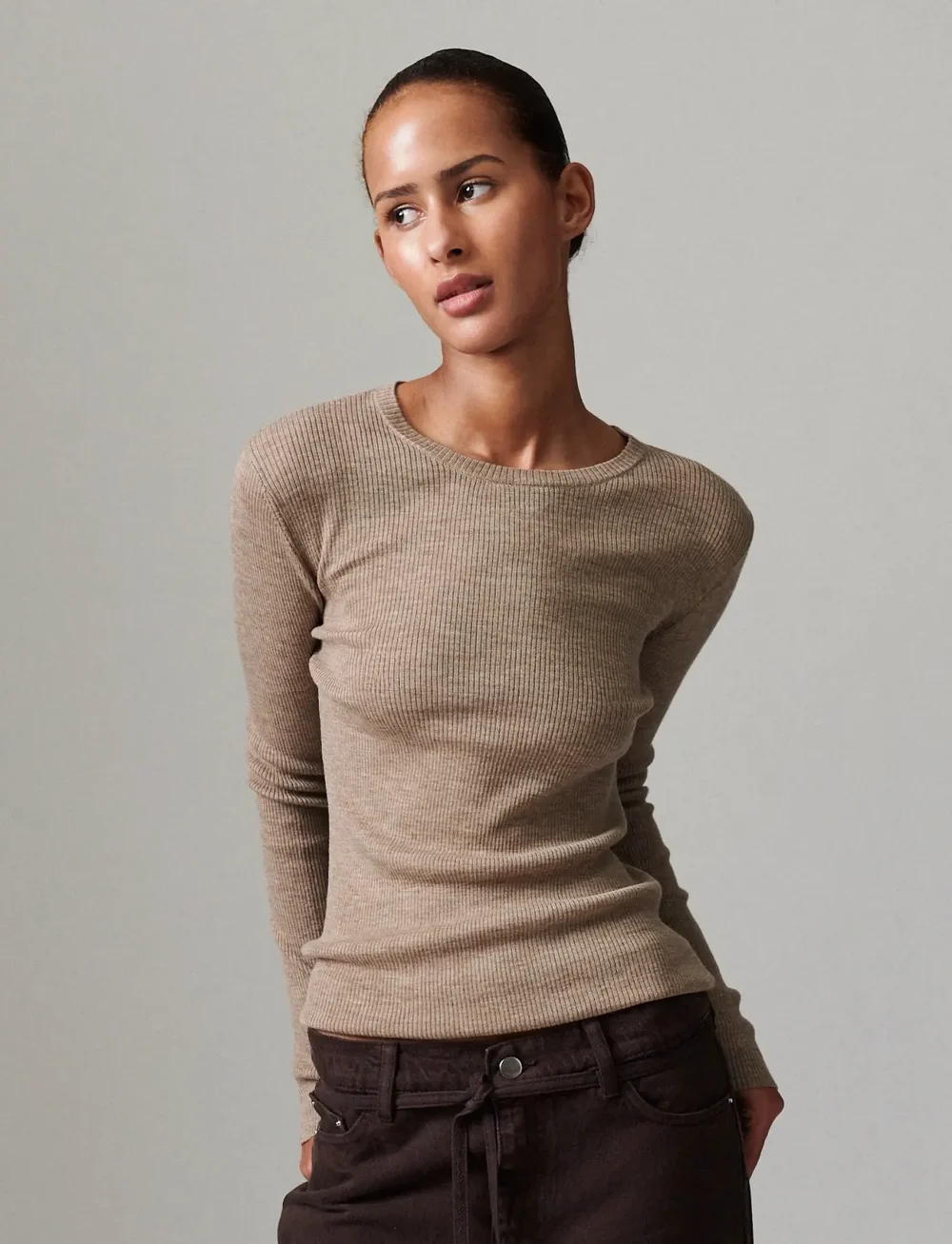 Day Birger et Mikkelsen - Mariana - Daily Elements - tröjor - beige melange - 4