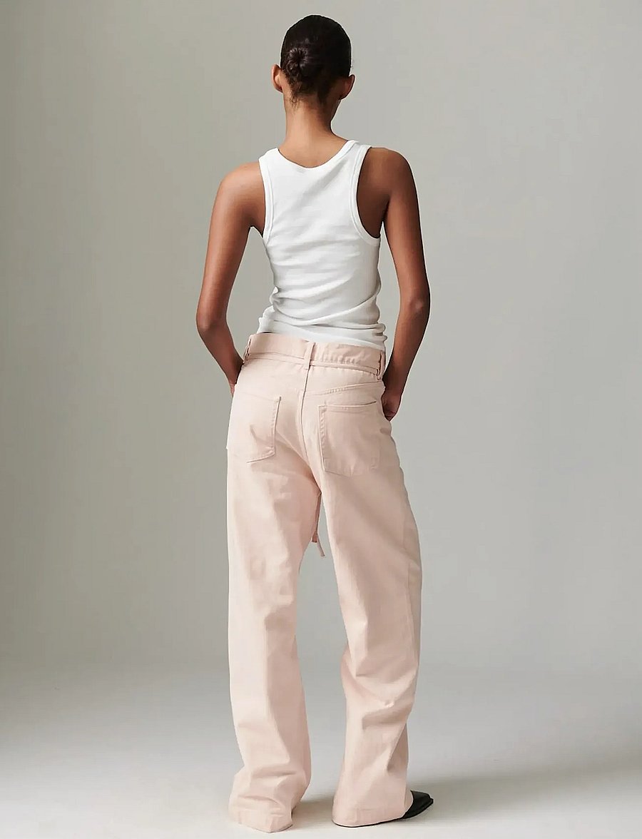 Day Birger et Mikkelsen - Elijah - Dusty Rose Denim - hosen mit weitem bein - pink-a-boo - 4