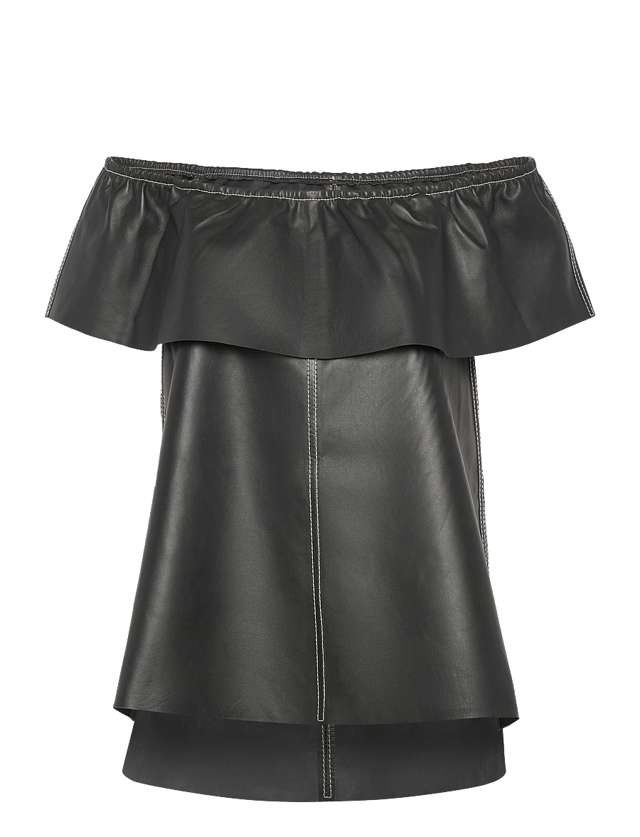 Day Birger et Mikkelsen - Lira - Soft Lamb Leather - varrukateta alussärgid - black - 1