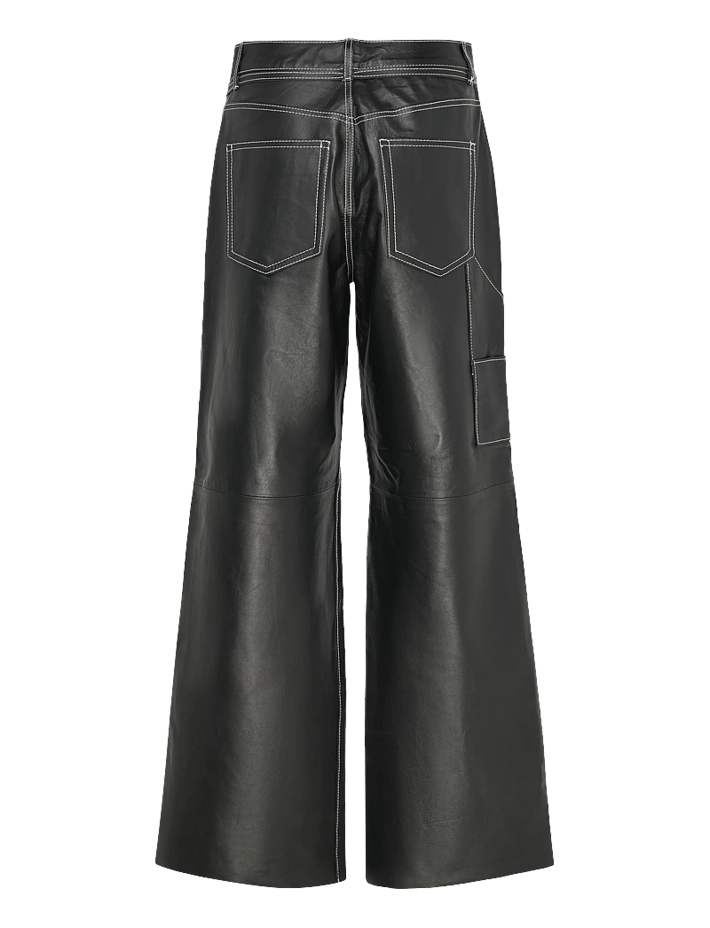 Day Birger et Mikkelsen - Yanna - Soft Lamb Leather - læderbukser - black - 1