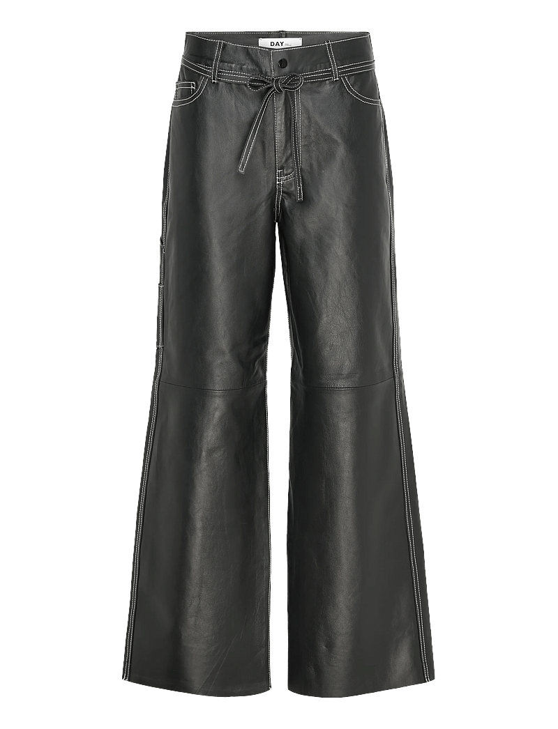 Day Birger et Mikkelsen - Yanna - Soft Lamb Leather - læderbukser - black - 2
