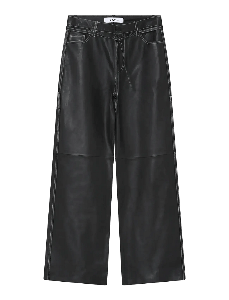 Day Birger et Mikkelsen - Yanna - Soft Lamb Leather - læderbukser - black - 3