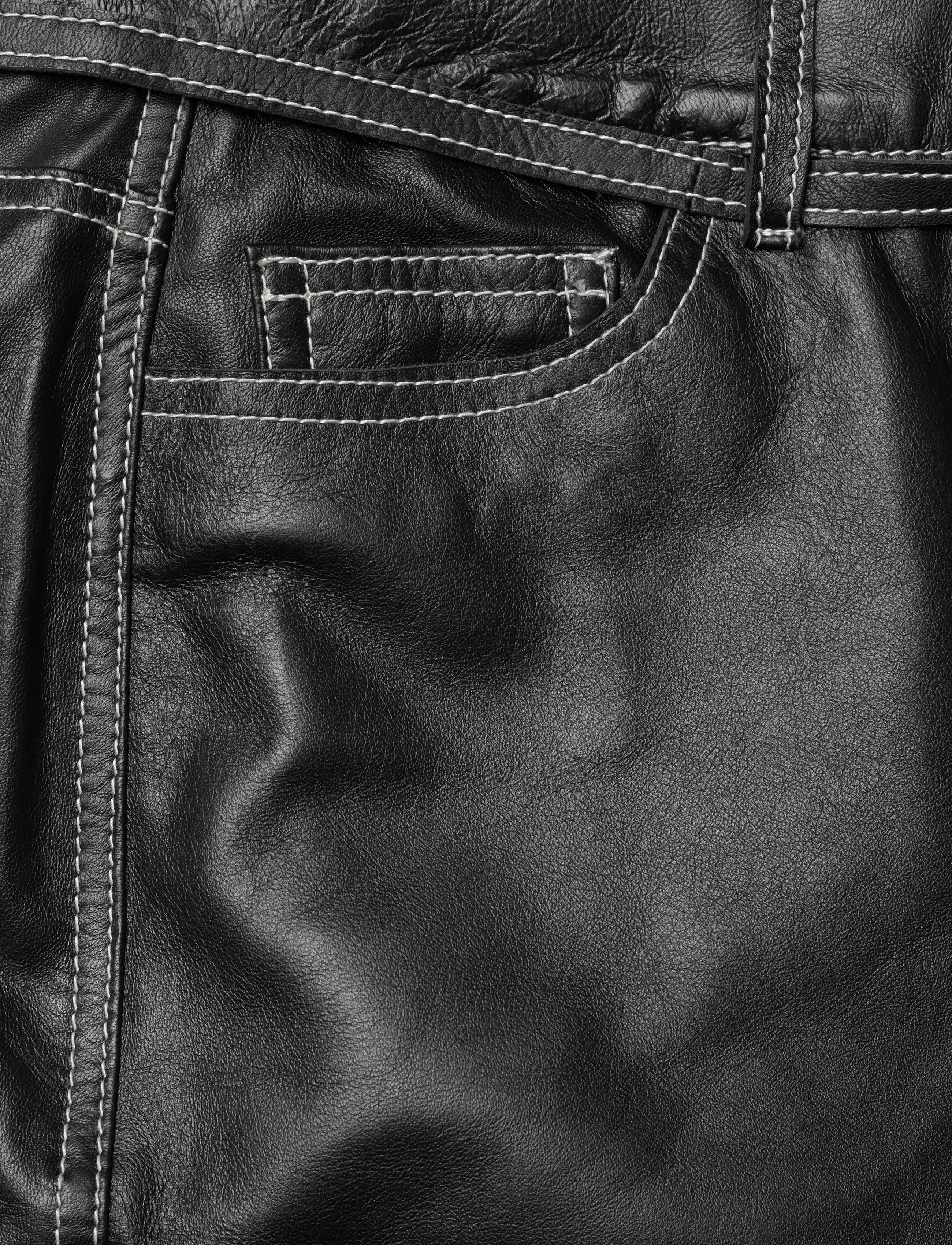 Day Birger et Mikkelsen - Yanna - Soft Lamb Leather - lederhosen - black - 4