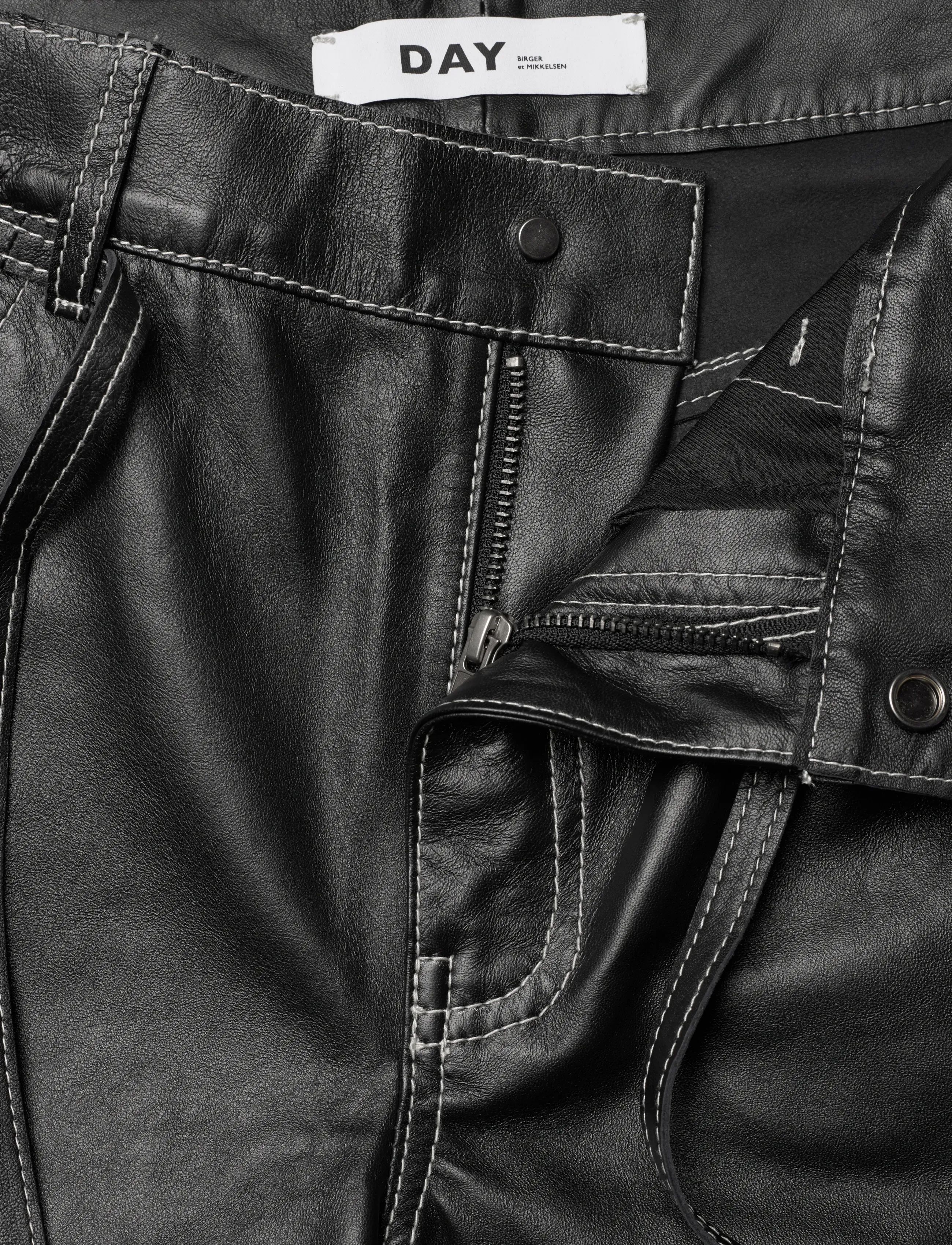 Day Birger et Mikkelsen - Yanna - Soft Lamb Leather - lederhosen - black - 5