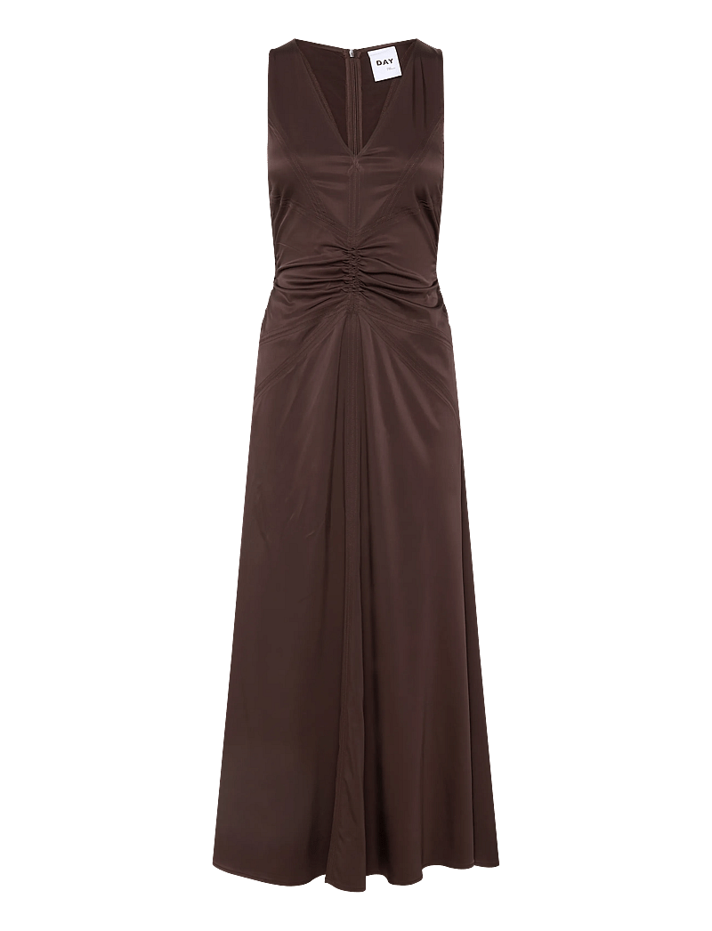 Day Birger et Mikkelsen - Mino -Viscose Stretch - maxiklänningar - coffee bean - 0