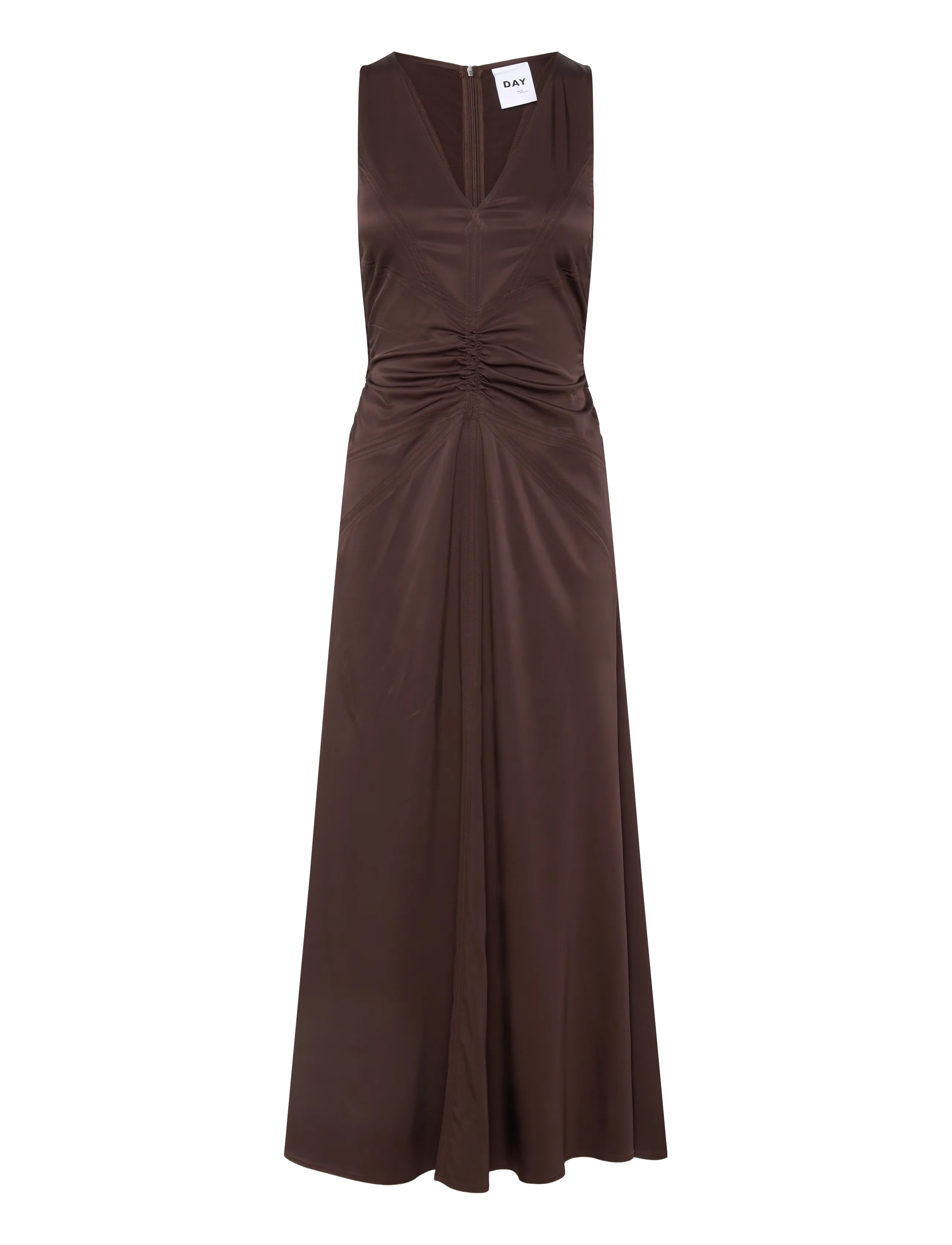 Day Birger et Mikkelsen Mino -Viscose Stretch - Maxi dresses - COFFEE BEAN / brown