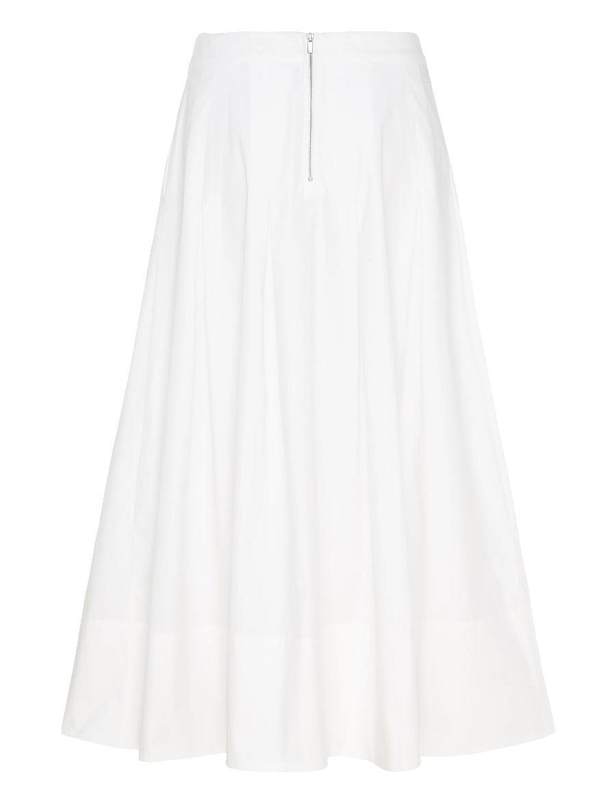 Day Birger et Mikkelsen - Rima - Poplina - lange skjørt - brilliant white - 1