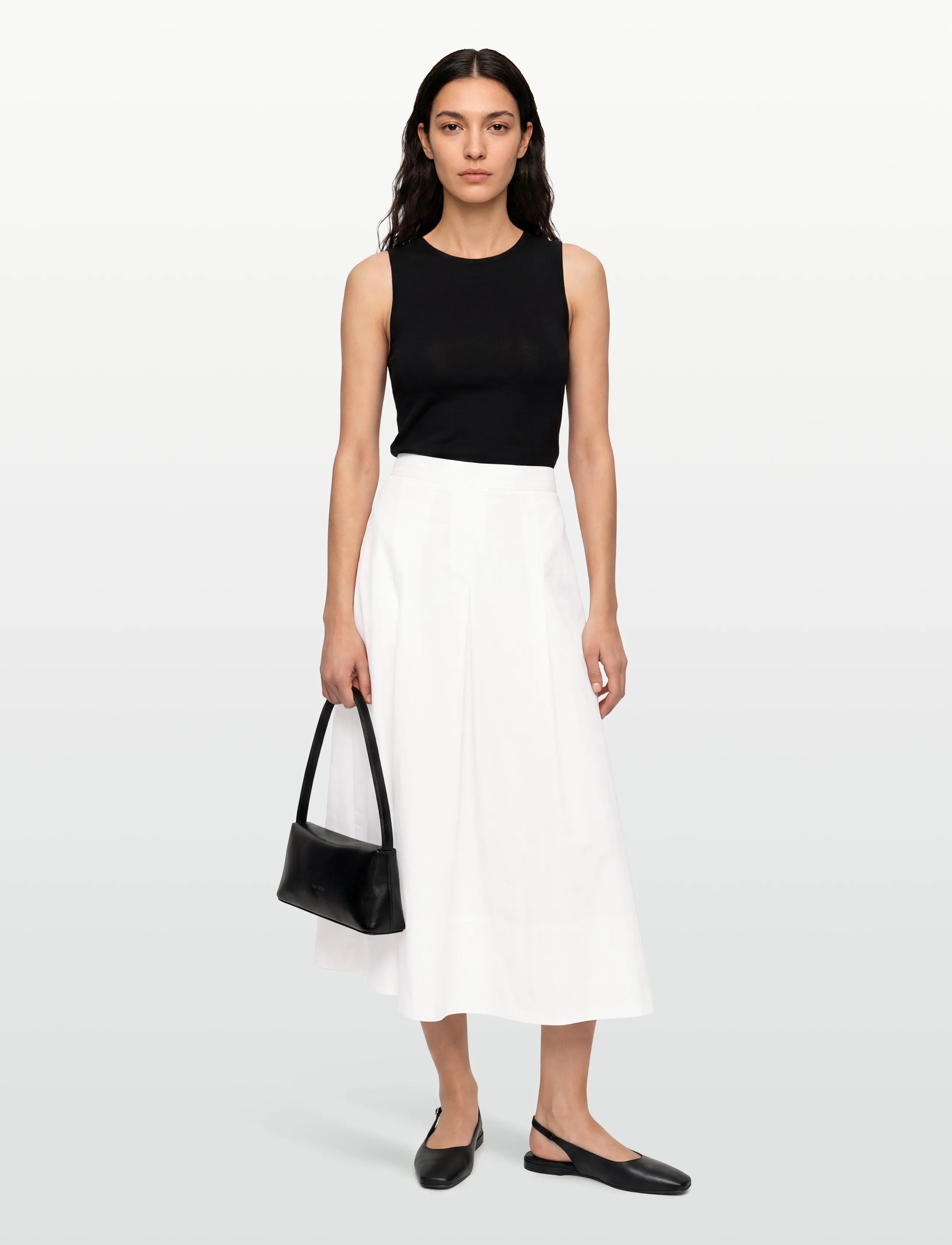 Day Birger et Mikkelsen Rima - Poplina - Skirts - BRILLIANT WHITE / white