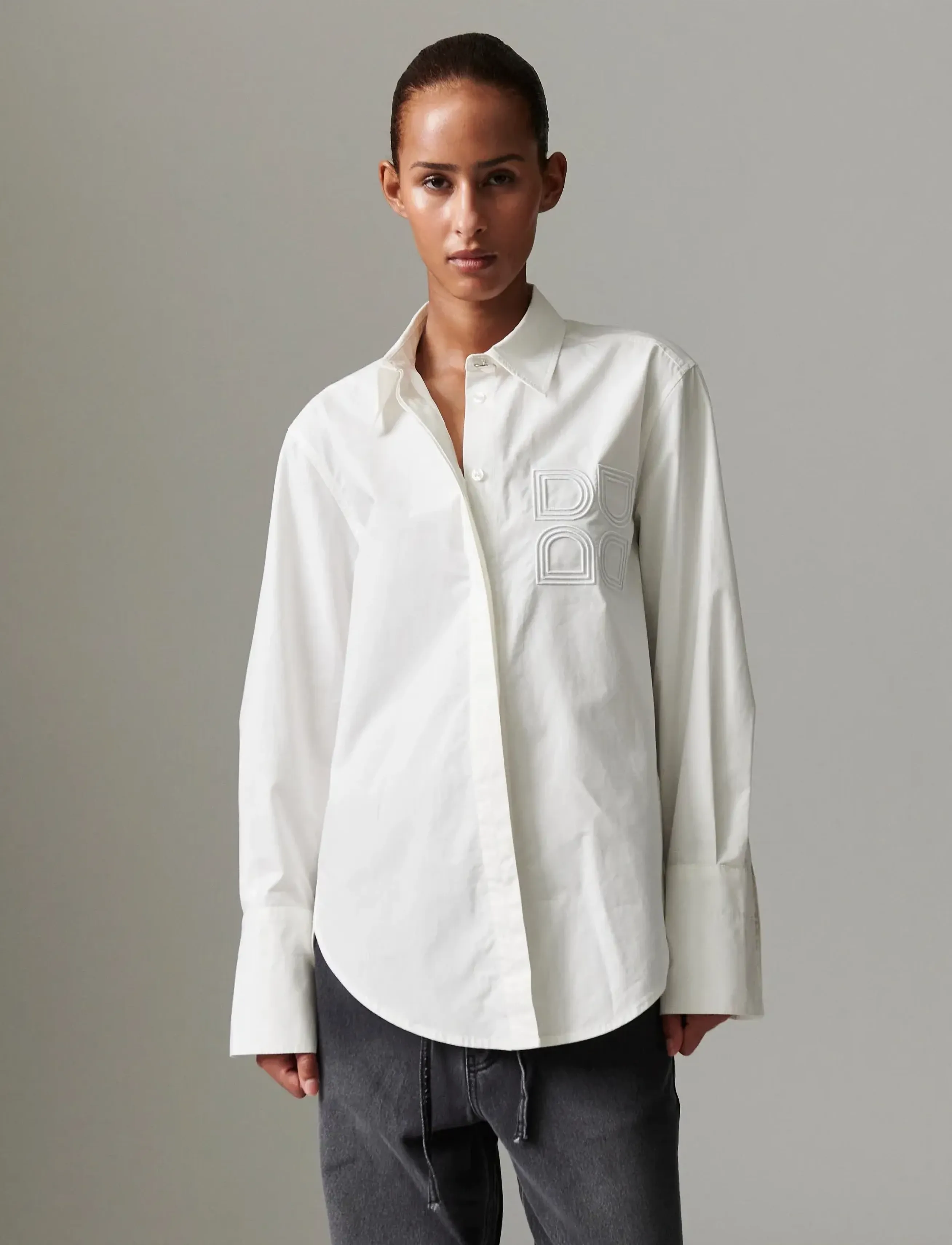 Day Birger et Mikkelsen - Stella - Poplina - teksasärgid - brilliant white - 5