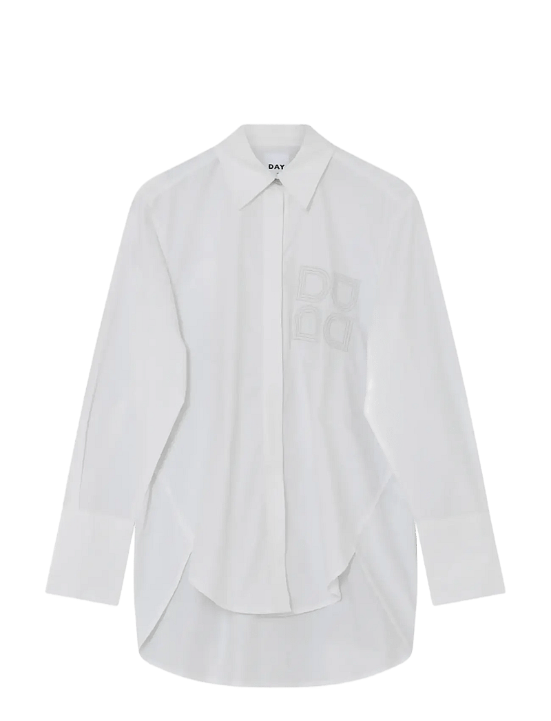 Day Birger et Mikkelsen - Stella - Poplina - jeansskjortor - brilliant white - 3