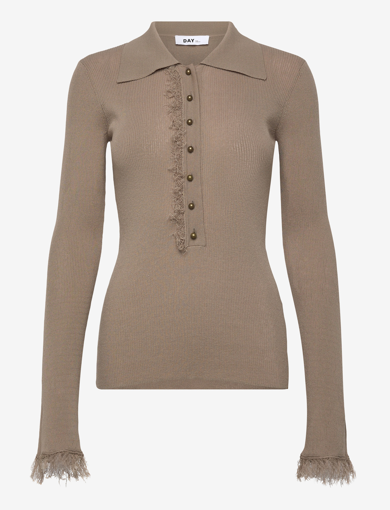 Day Birger et Mikkelsen - Blanche - Cotton Base - poloskjorter - chinchilla - 1