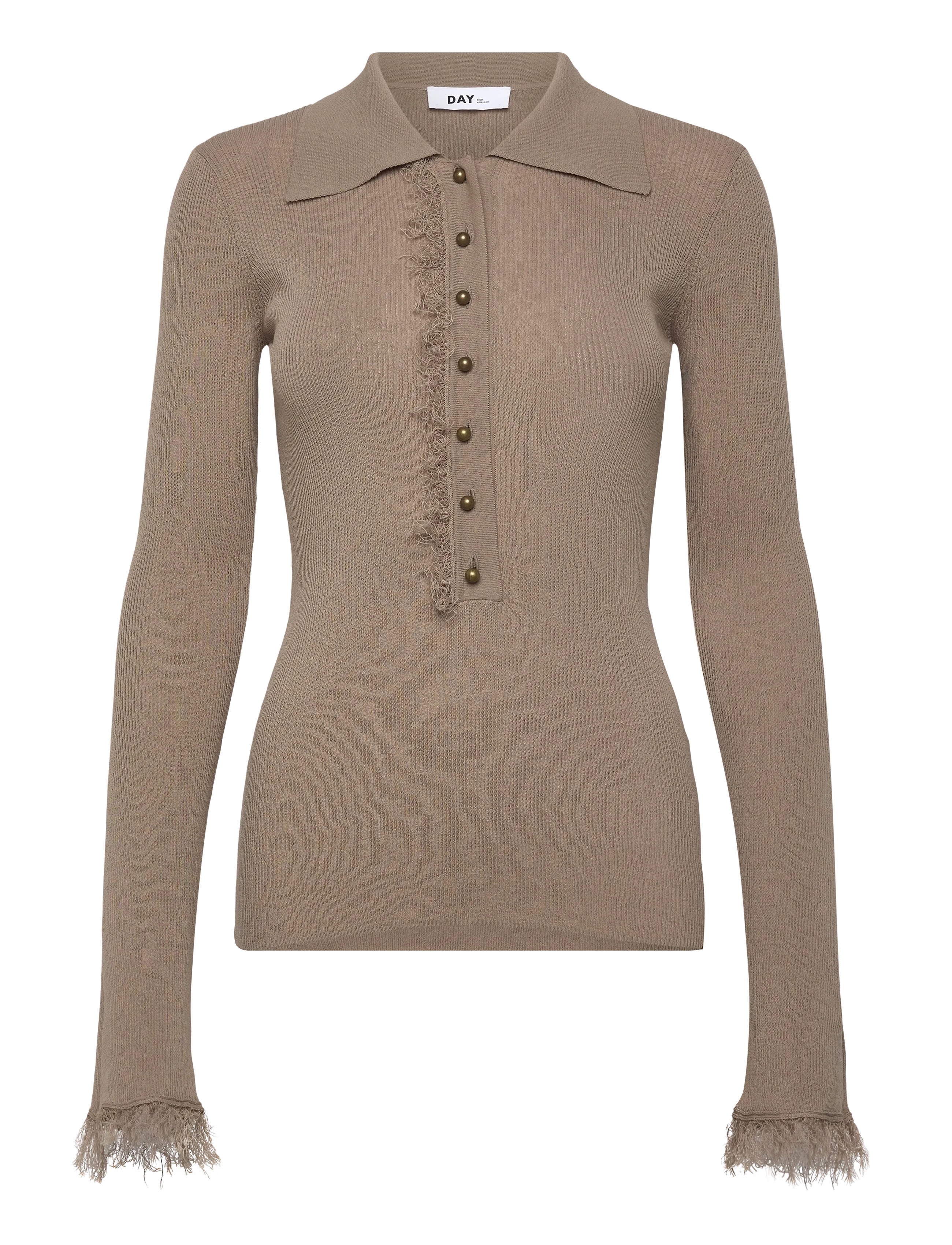 Day Birger et Mikkelsen Blanche - Cotton Base - Transitional Layering - CHINCHILLA / brown