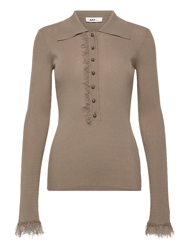 Day Birger et Mikkelsen - Blanche - Cotton Base - poloskjorter - chinchilla - 1