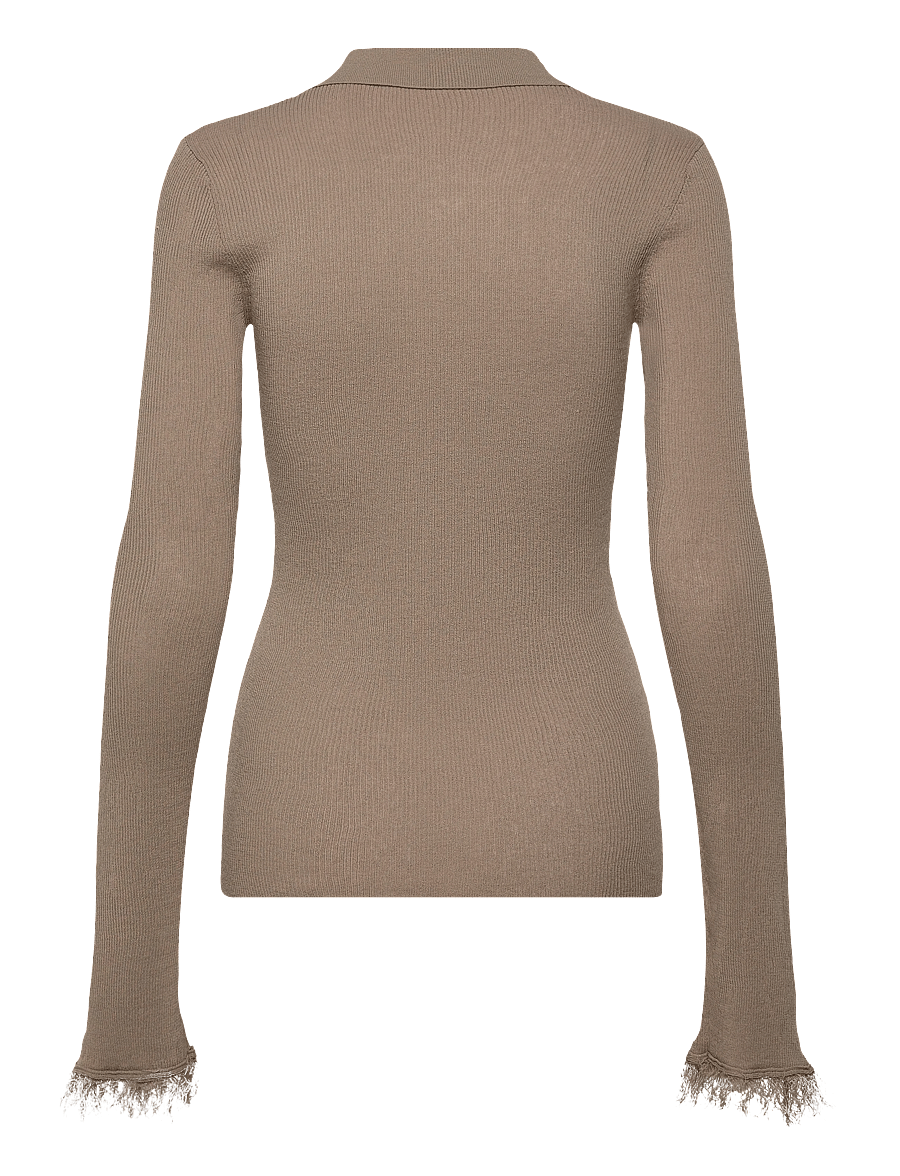 Day Birger et Mikkelsen - Blanche - Cotton Base - poloskjorter - chinchilla - 2