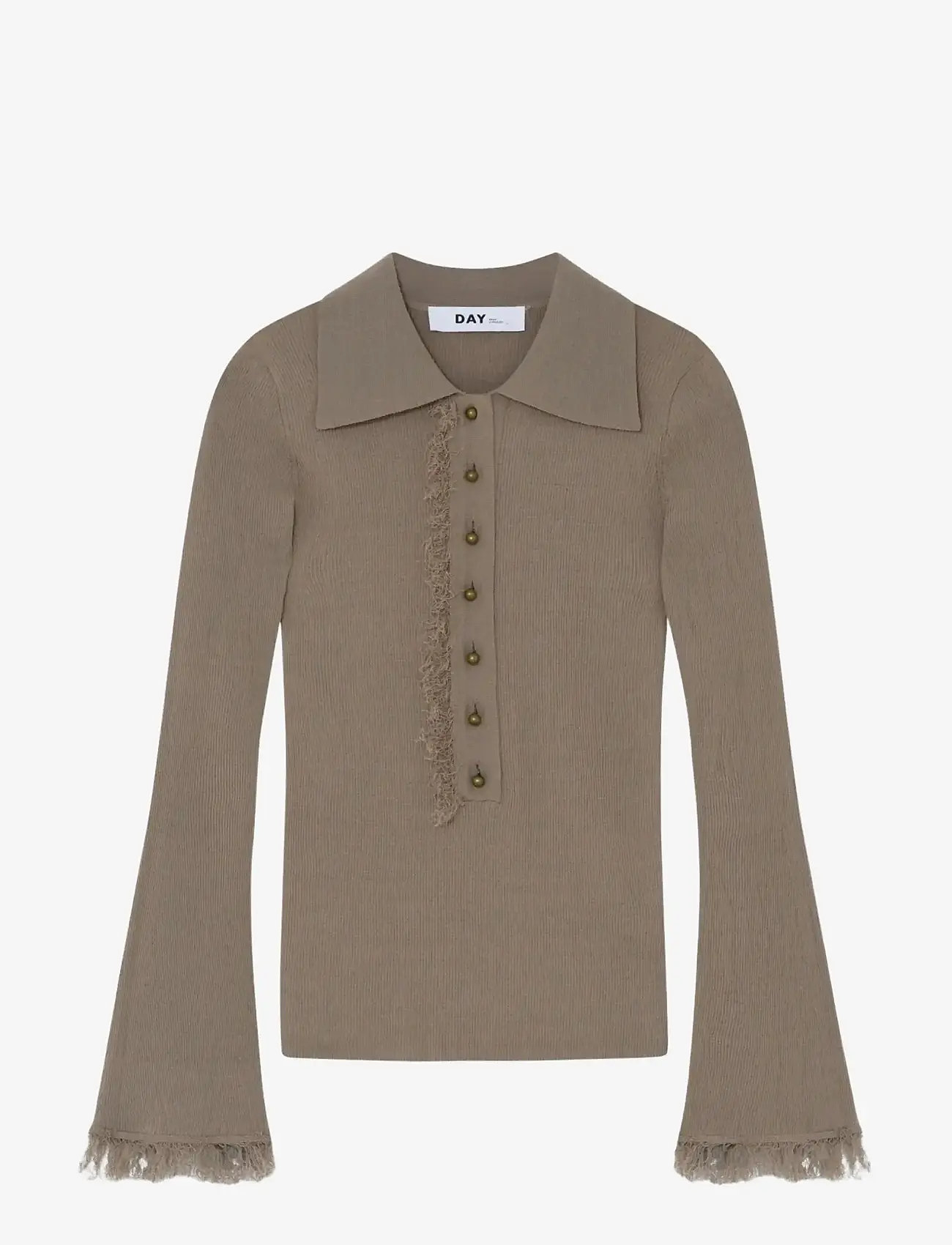 Day Birger et Mikkelsen - Blanche - Cotton Base - poloskjorter - chinchilla - 3