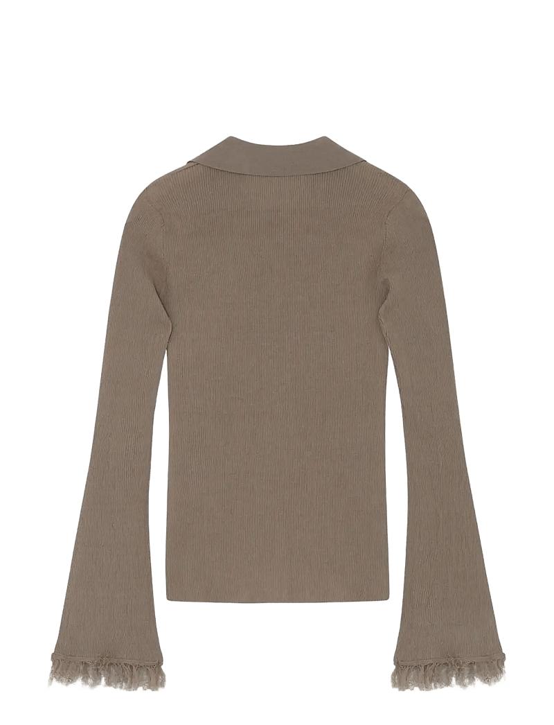 Day Birger et Mikkelsen - Blanche - Cotton Base - poloskjorter - chinchilla - 4
